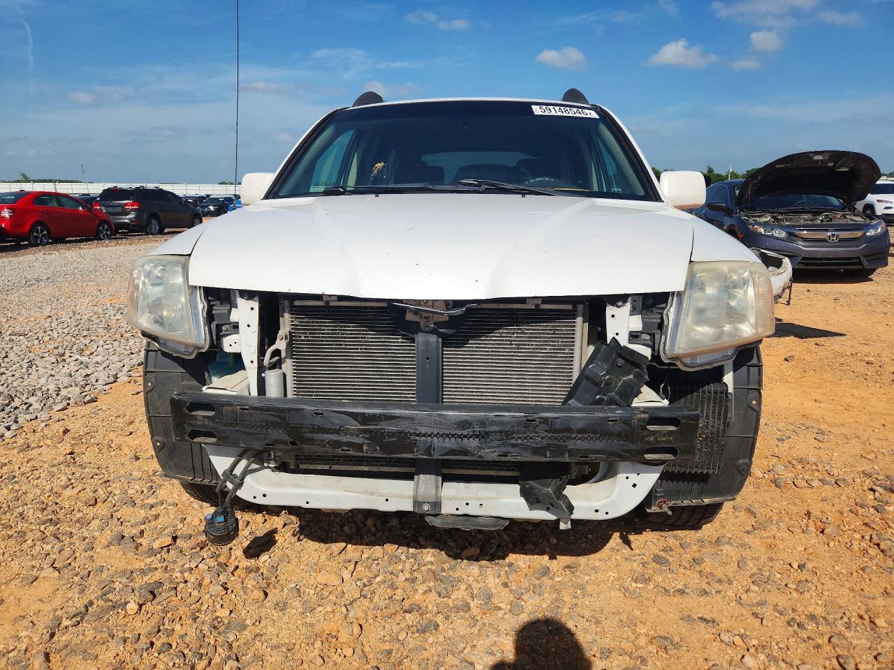 2011 Mitsubishi Endeavor Ls White vin: 4A4JN2ASXBE034530