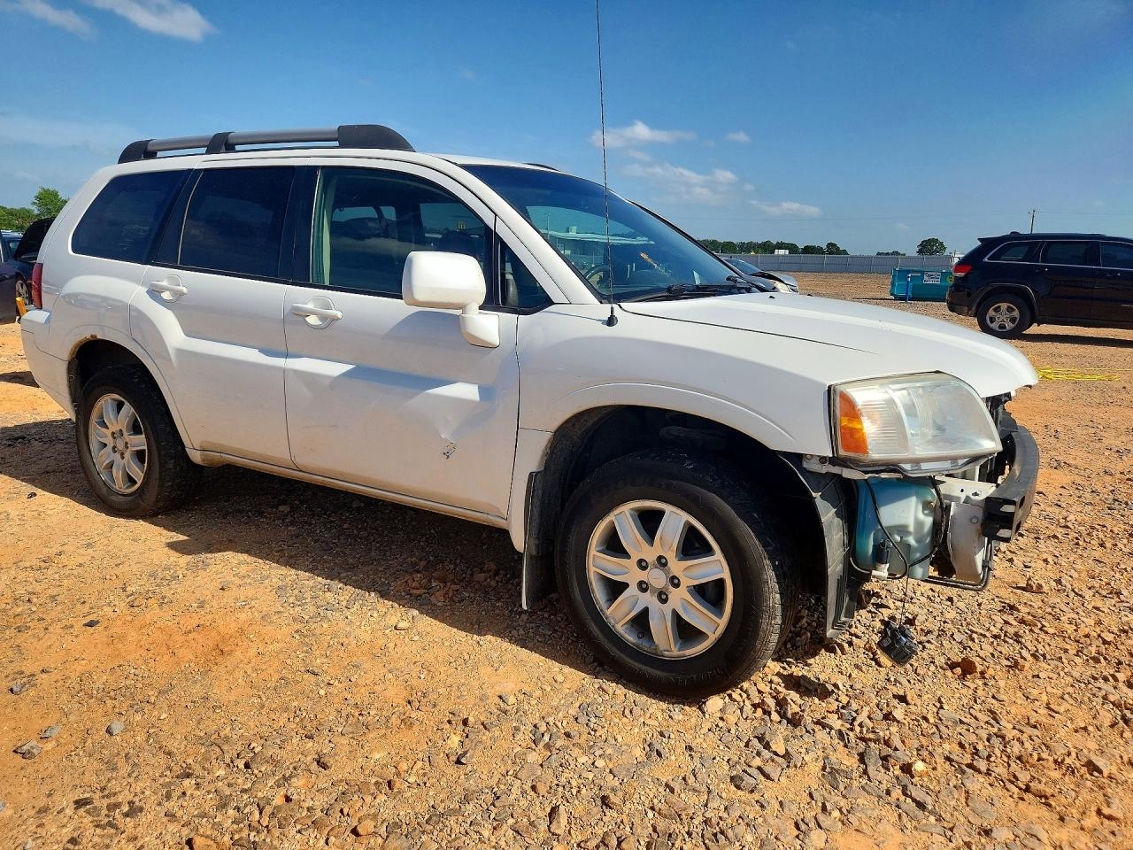 2011 Mitsubishi Endeavor Ls White vin: 4A4JN2ASXBE034530