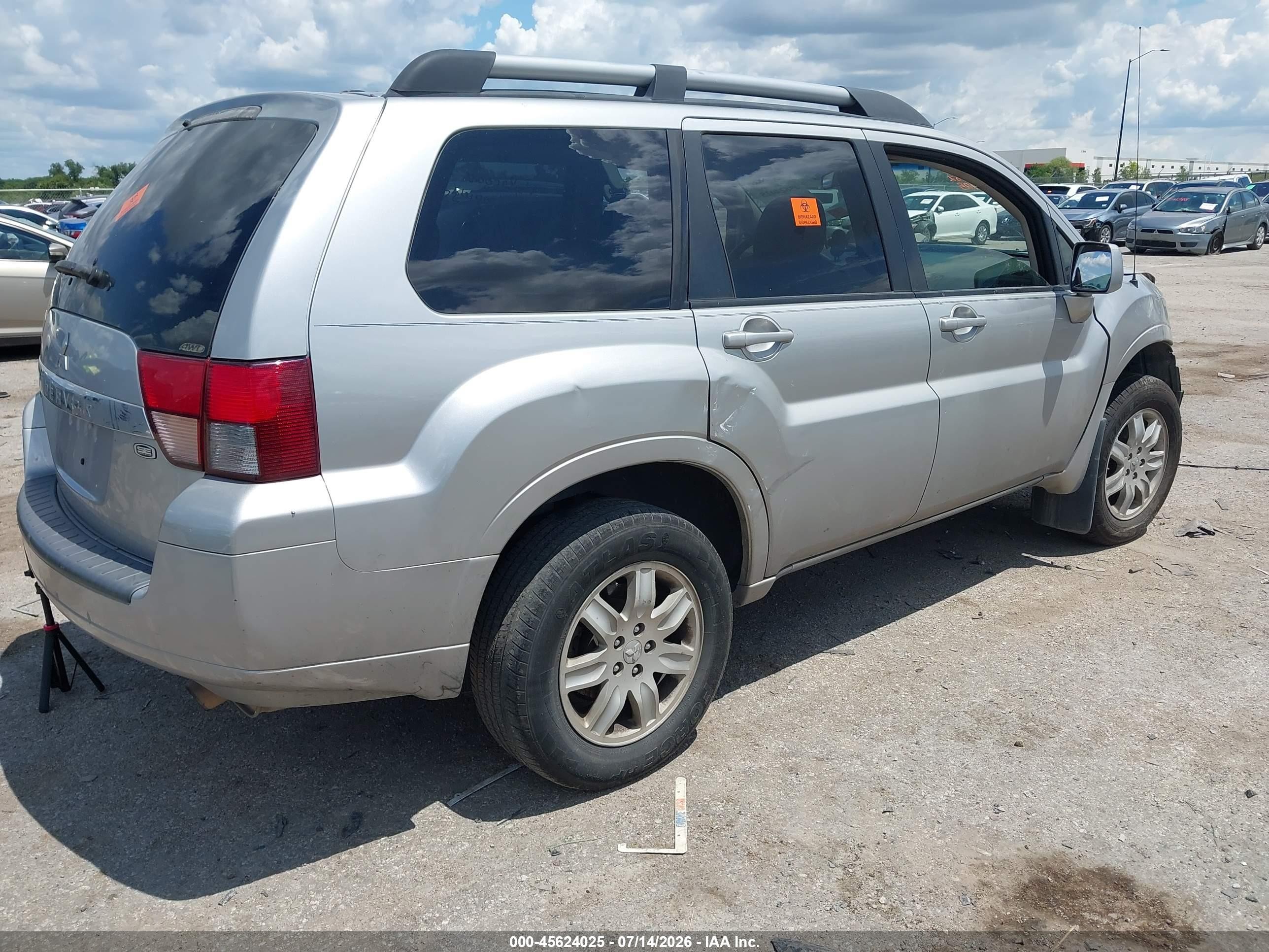 2010 Mitsubishi Endeavor Se Silver vin: 4A4JN3AS0AE017952