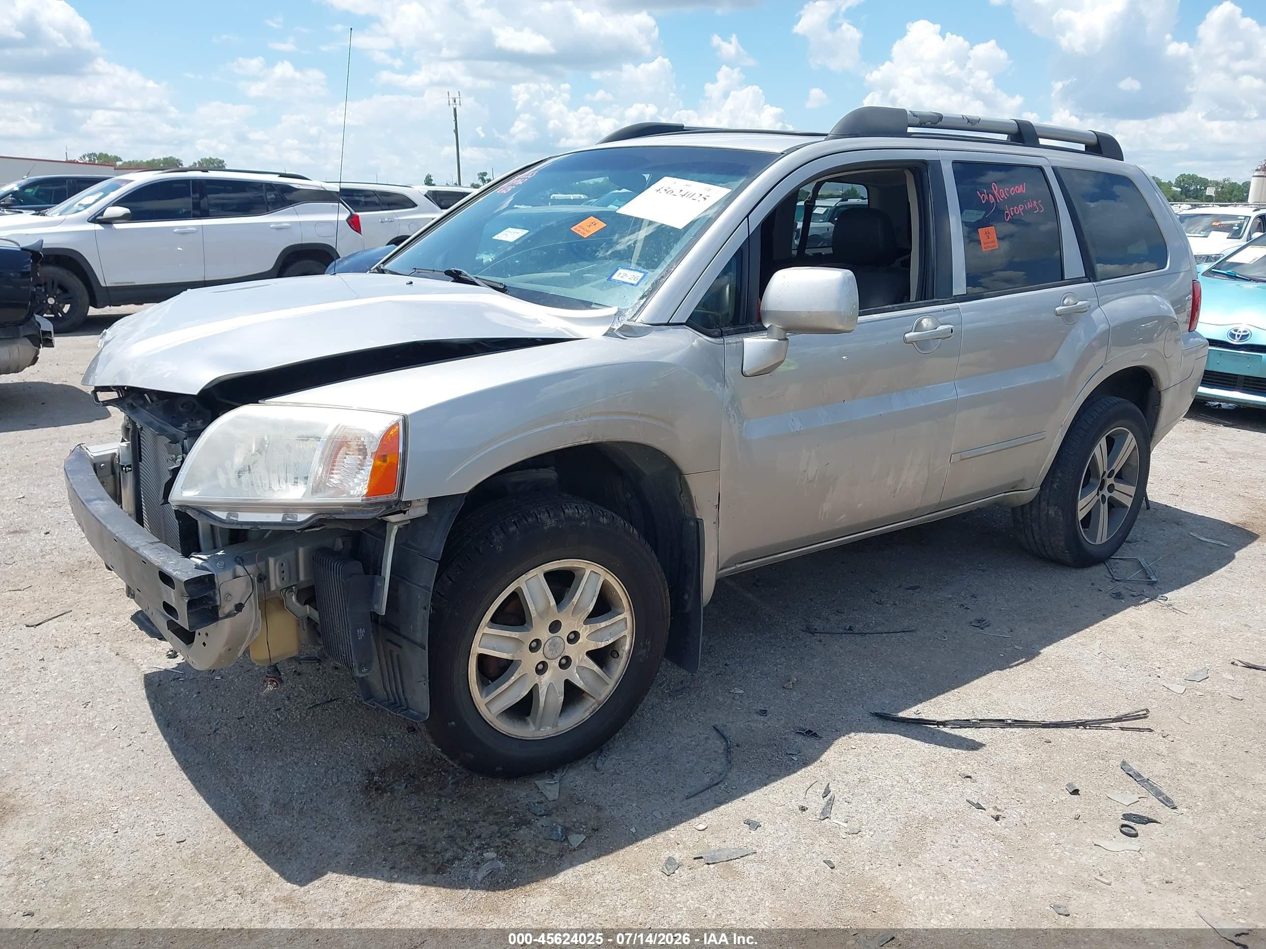 2010 Mitsubishi Endeavor Se Silver vin: 4A4JN3AS0AE017952