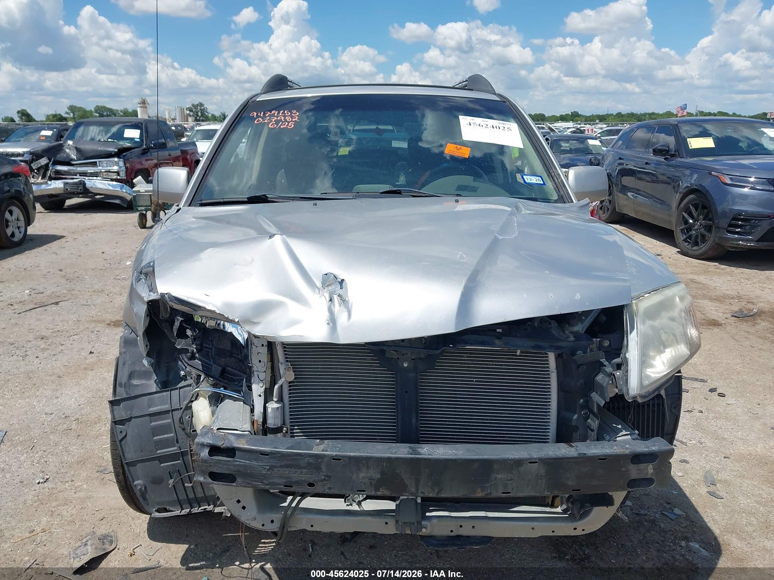 2010 Mitsubishi Endeavor Se Silver vin: 4A4JN3AS0AE017952