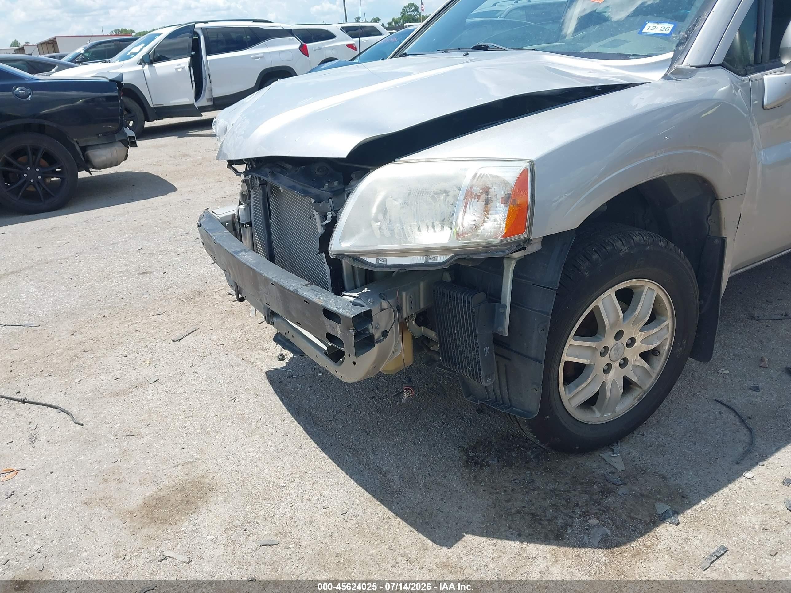 2010 Mitsubishi Endeavor Se Silver vin: 4A4JN3AS0AE017952