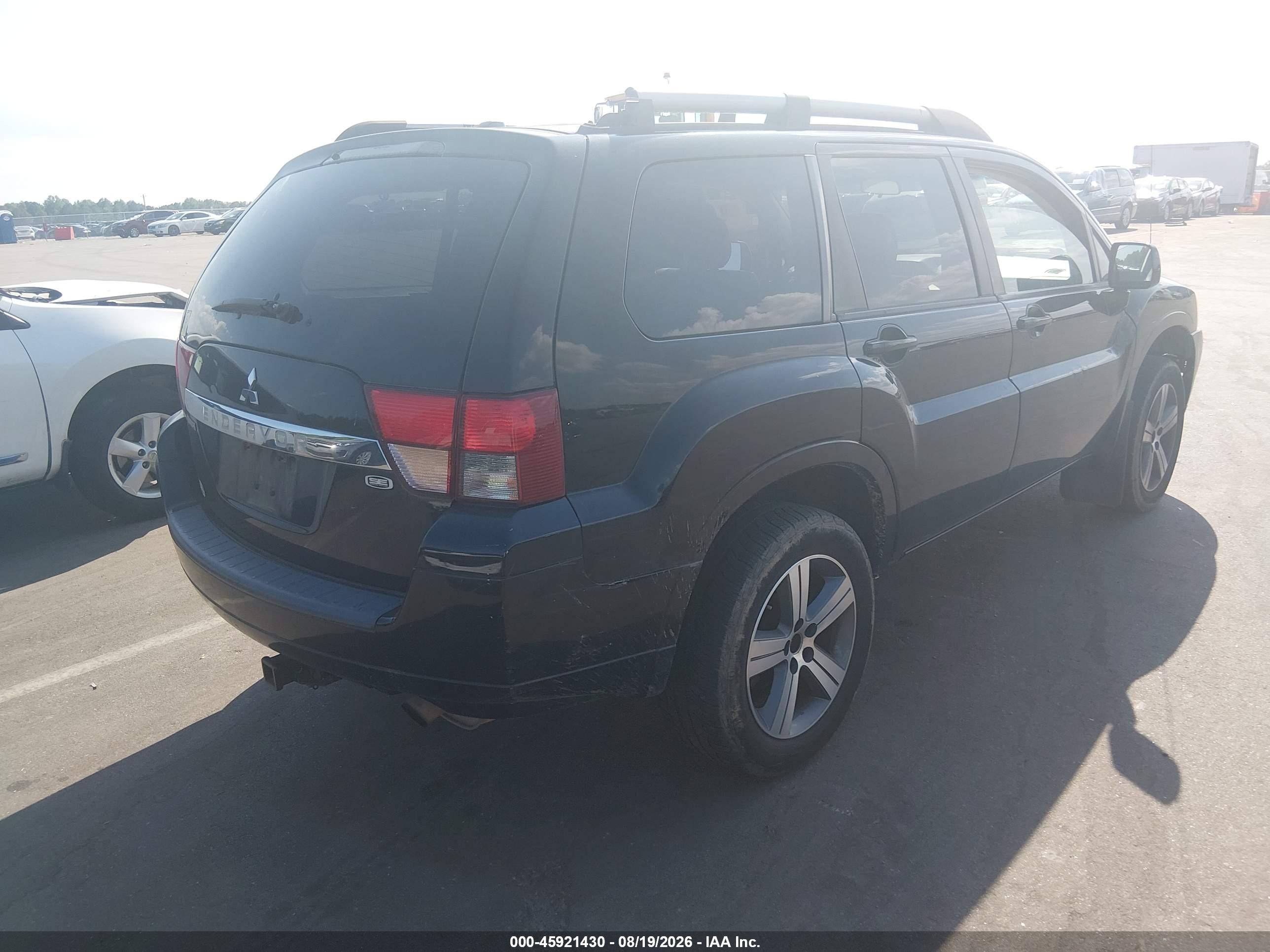 2011 Mitsubishi Endeavor Se Black vin: 4A4JN3AS0BE036972