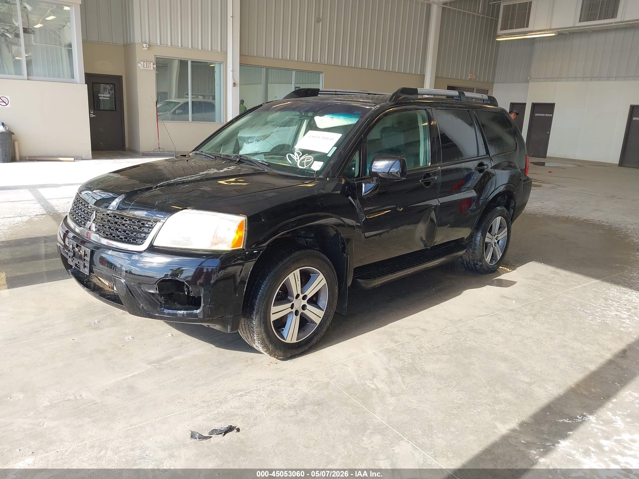2010 Mitsubishi Endeavor Se Черный vin: 4A4JN3AS7AE008634