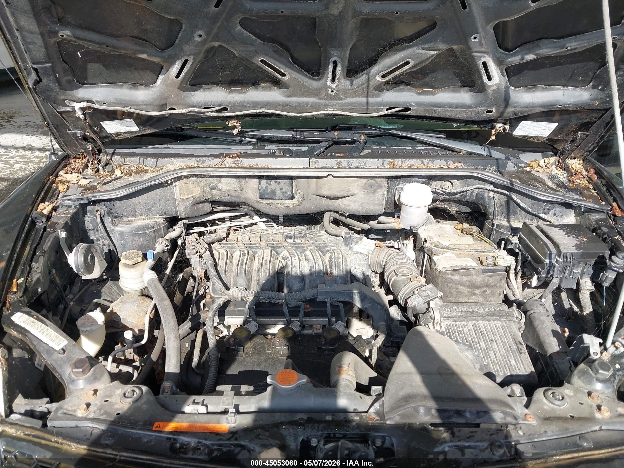 2010 Mitsubishi Endeavor Se Черный vin: 4A4JN3AS7AE008634