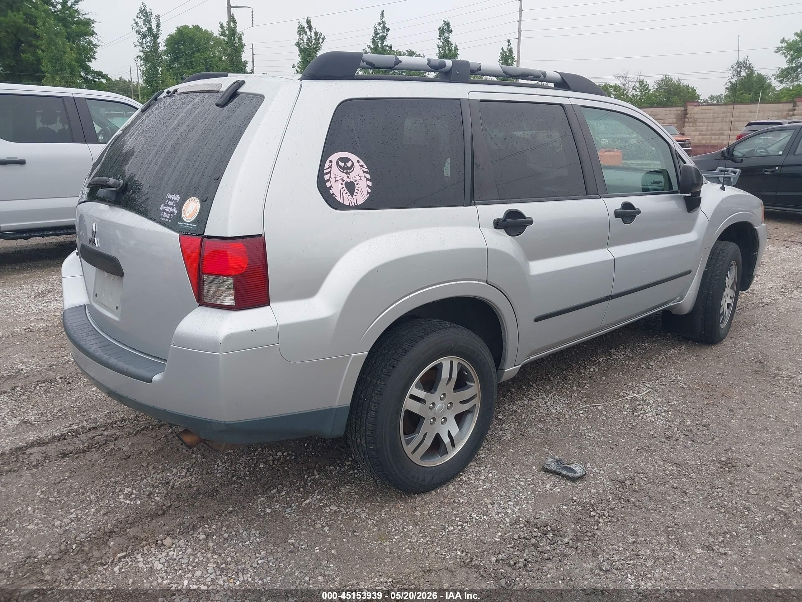 2006 Mitsubishi Endeavor Ls Silver vin: 4A4MM21S06E039838