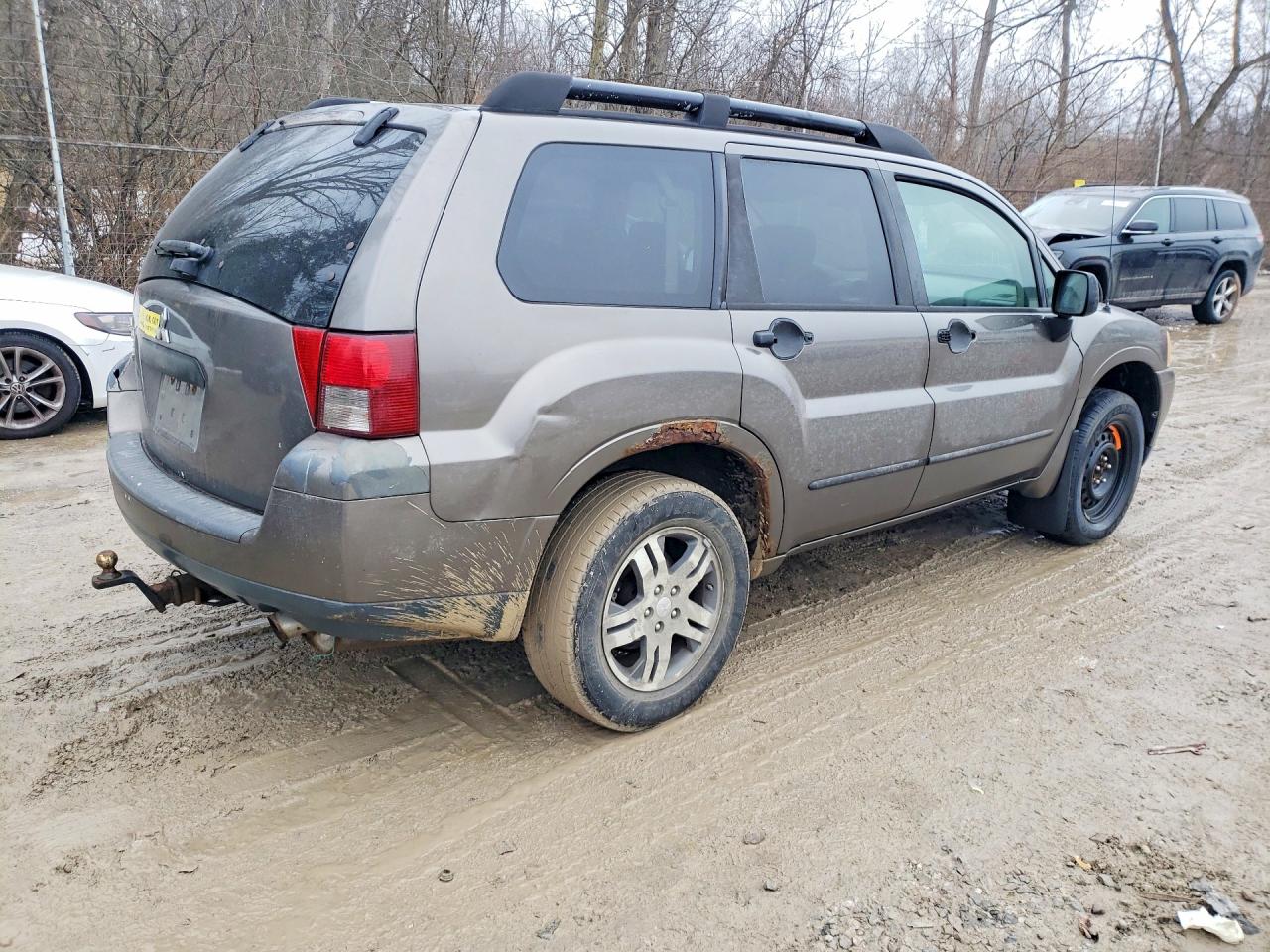 2006 Mitsubishi Endeavor Ls Серый vin: 4A4MM21S06E045171