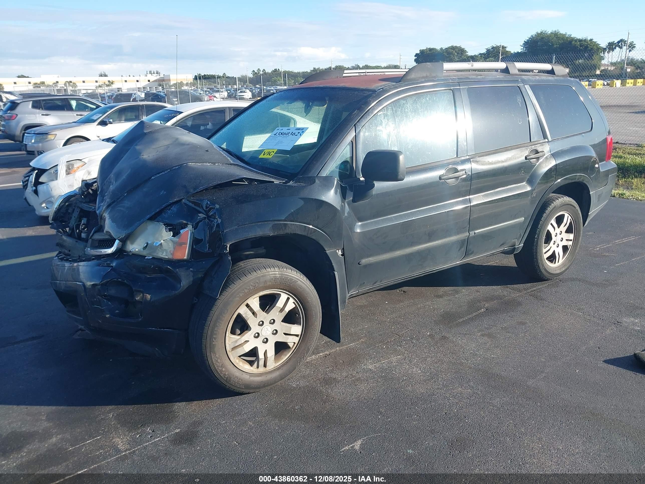 2006 Mitsubishi Endeavor Ls Black vin: 4A4MM21S06E058390