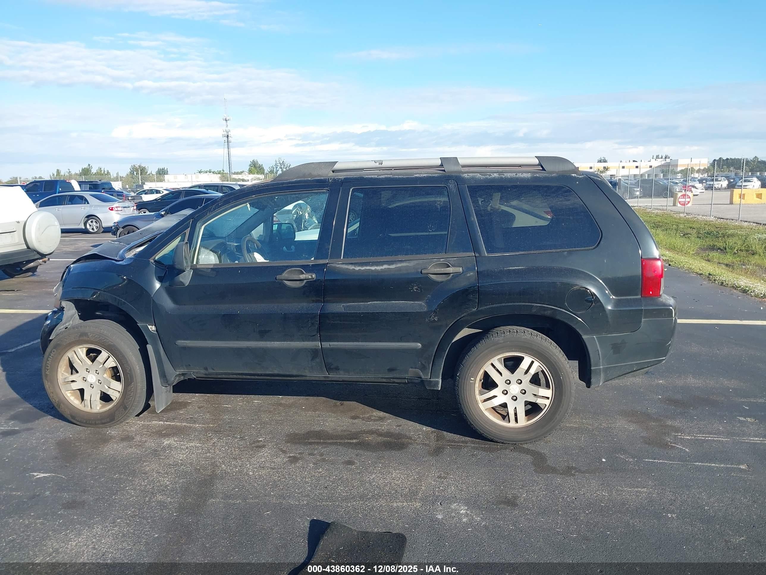 2006 Mitsubishi Endeavor Ls Black vin: 4A4MM21S06E058390