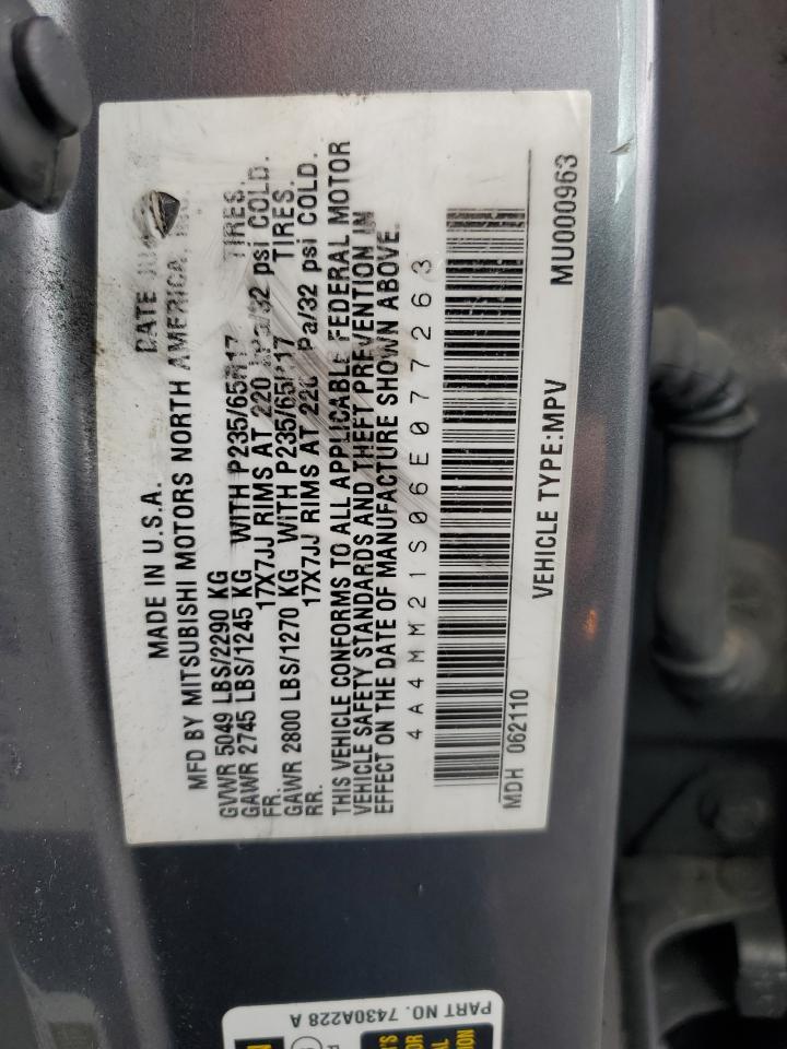 2006 Mitsubishi Endeavor Ls Серый vin: 4A4MM21S06E077263