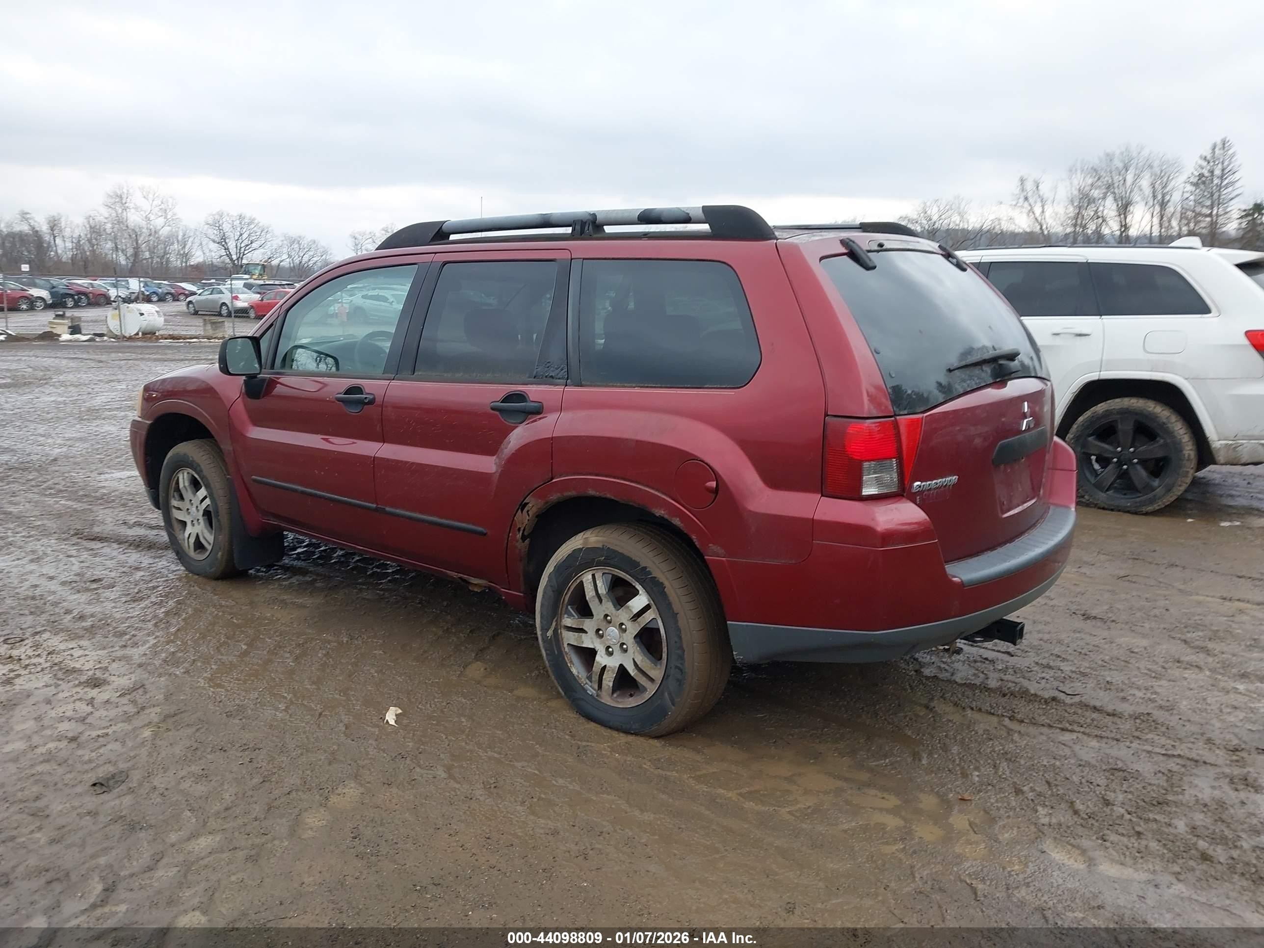 2006 Mitsubishi Endeavor Ls Красный vin: 4A4MM21S16E072332