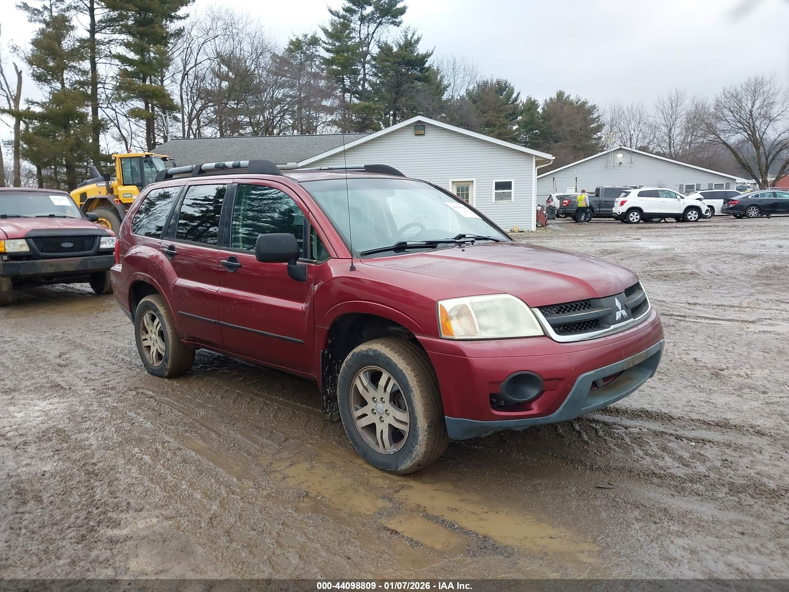 2006 Mitsubishi Endeavor Ls Красный vin: 4A4MM21S16E072332