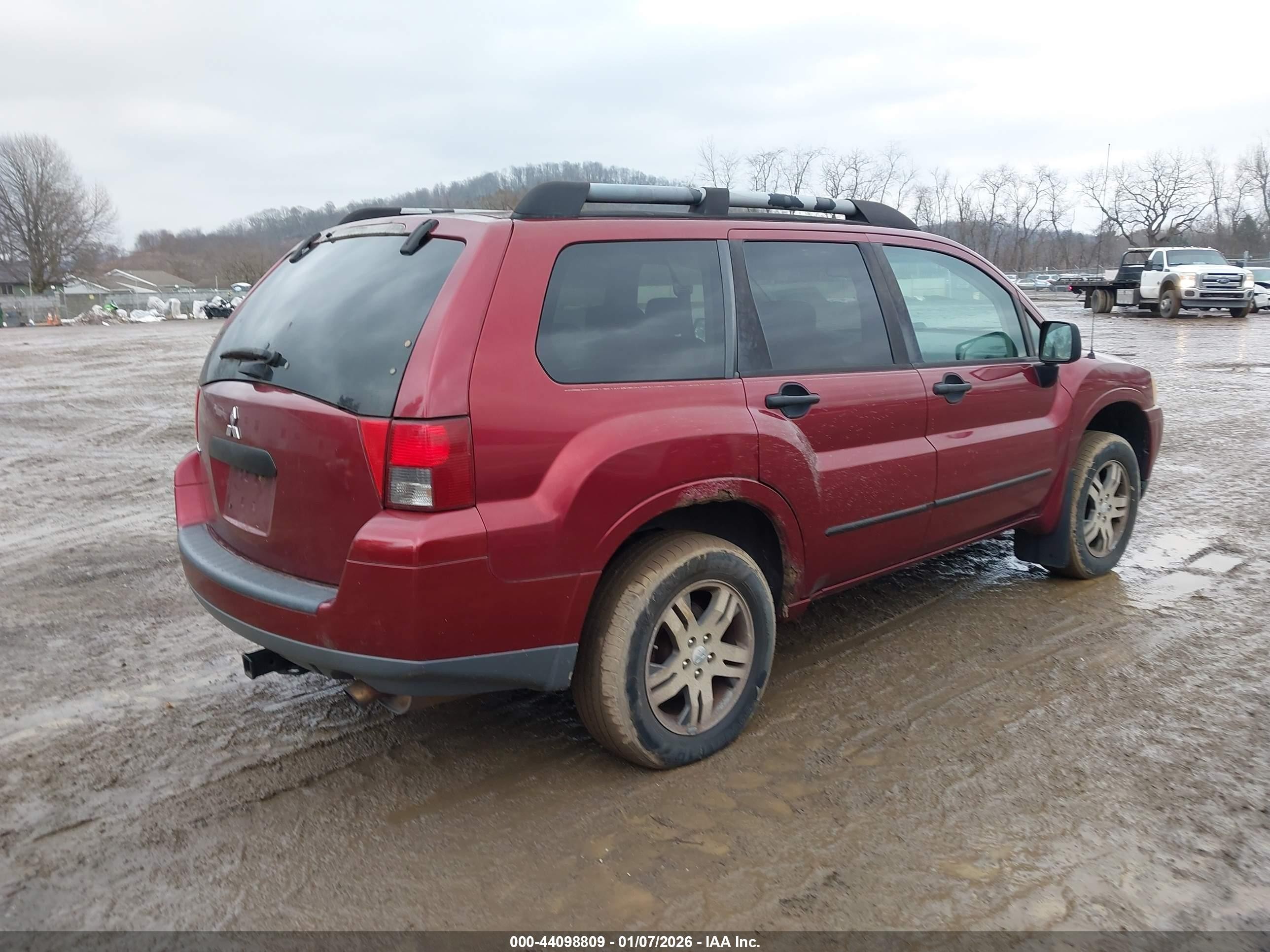 2006 Mitsubishi Endeavor Ls Красный vin: 4A4MM21S16E072332