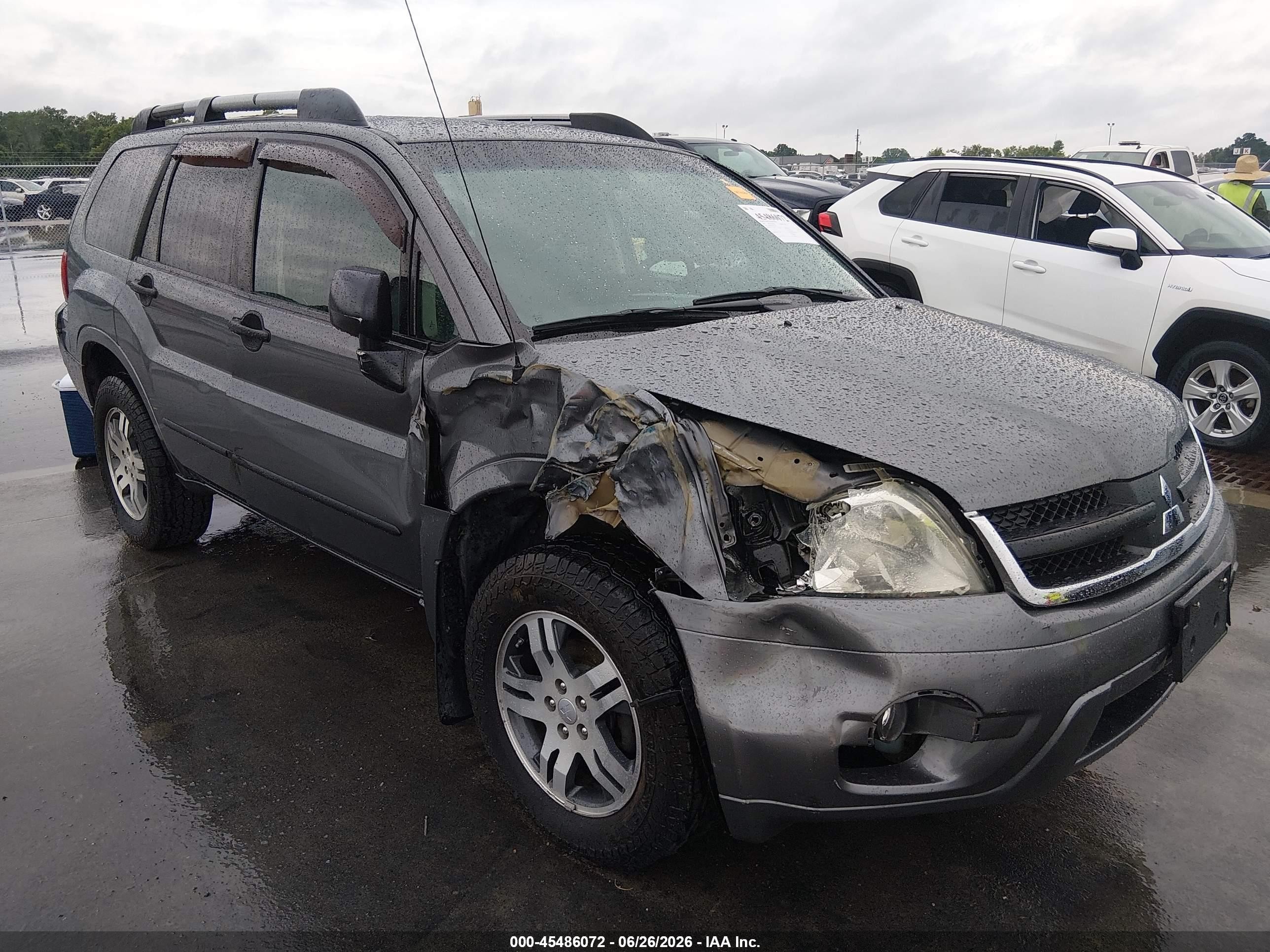 2006 Mitsubishi Endeavor Ls Gray vin: 4A4MM21S16E077336