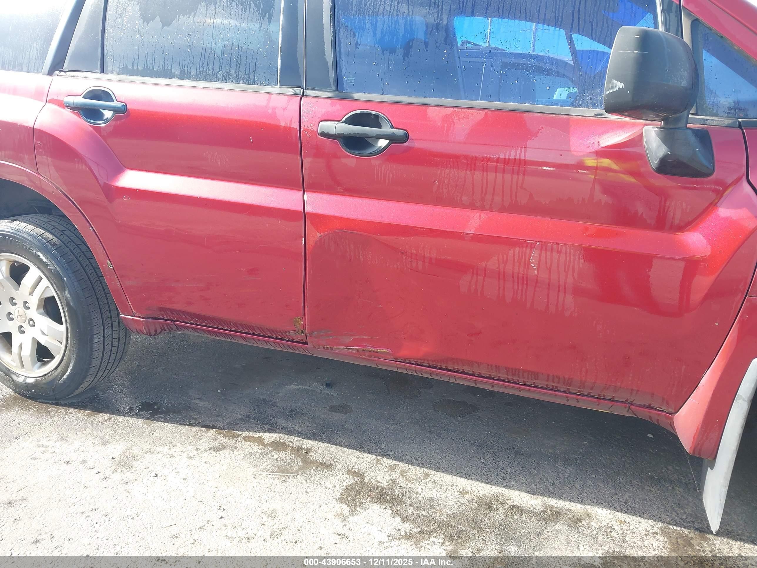 2007 Mitsubishi Endeavor Ls Красный vin: 4A4MM21S17E074115