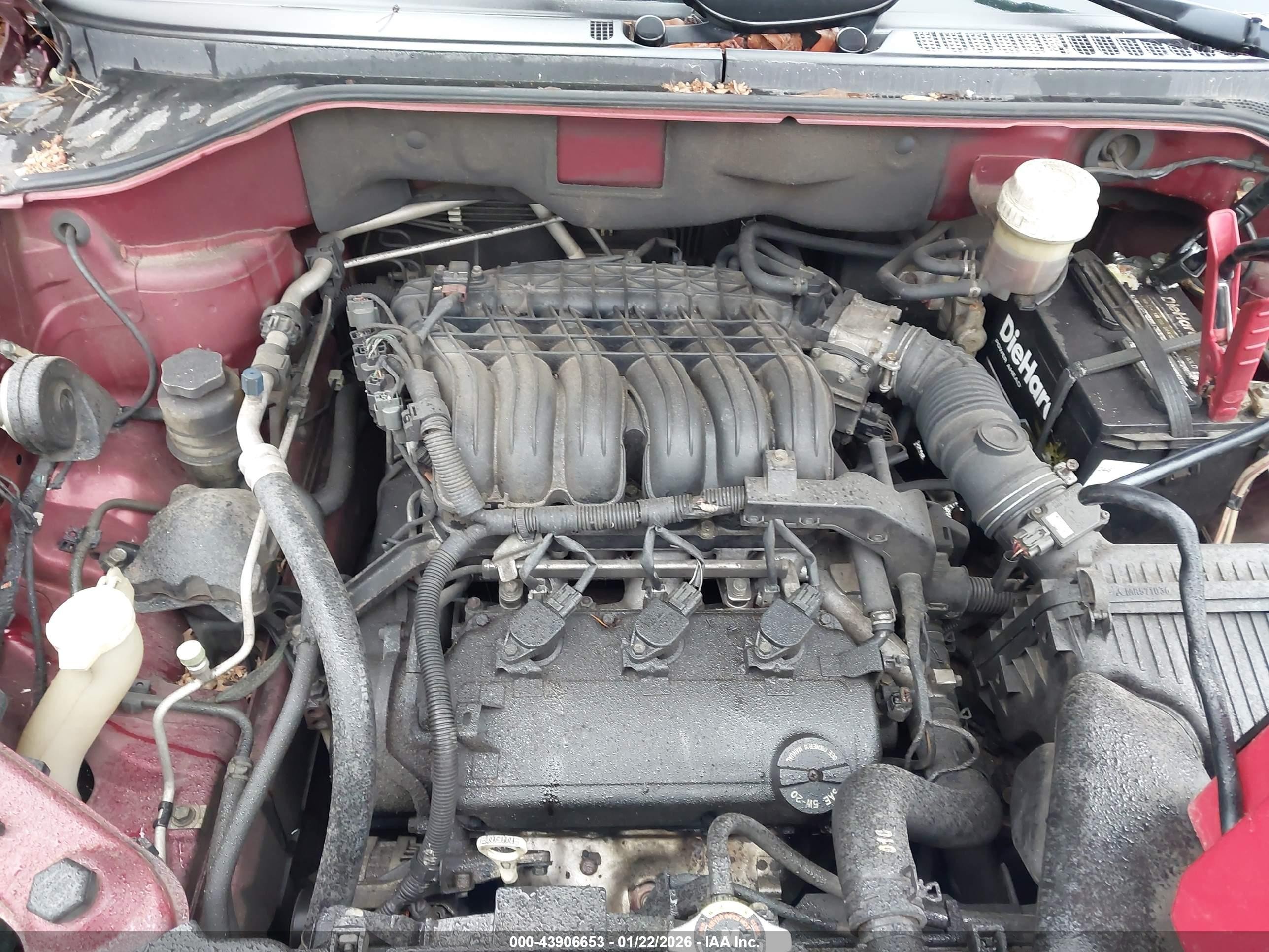 2007 Mitsubishi Endeavor Ls Красный vin: 4A4MM21S17E074115