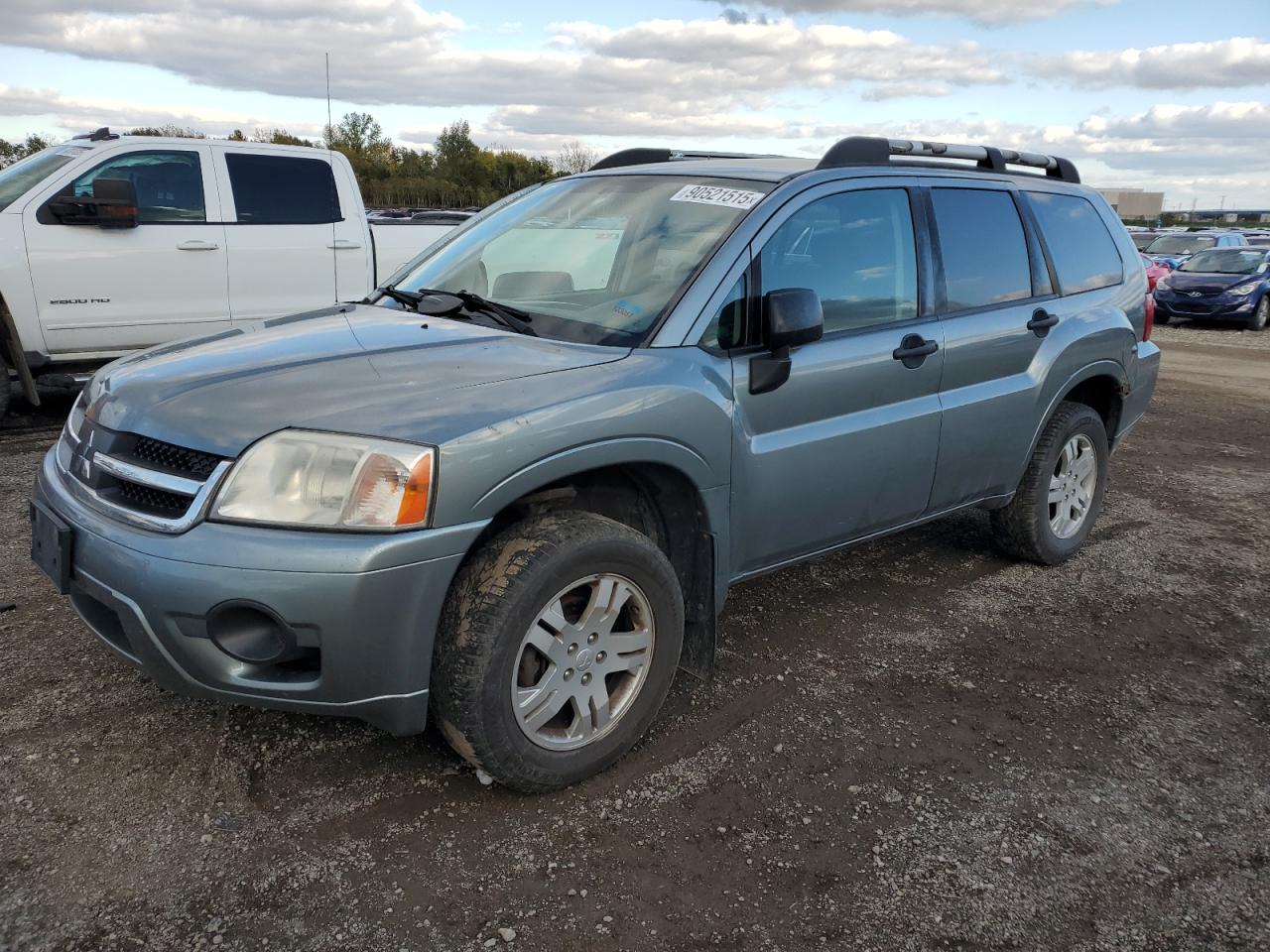 2007 Mitsubishi Endeavor Ls Gray vin: 4A4MM21S47E062346