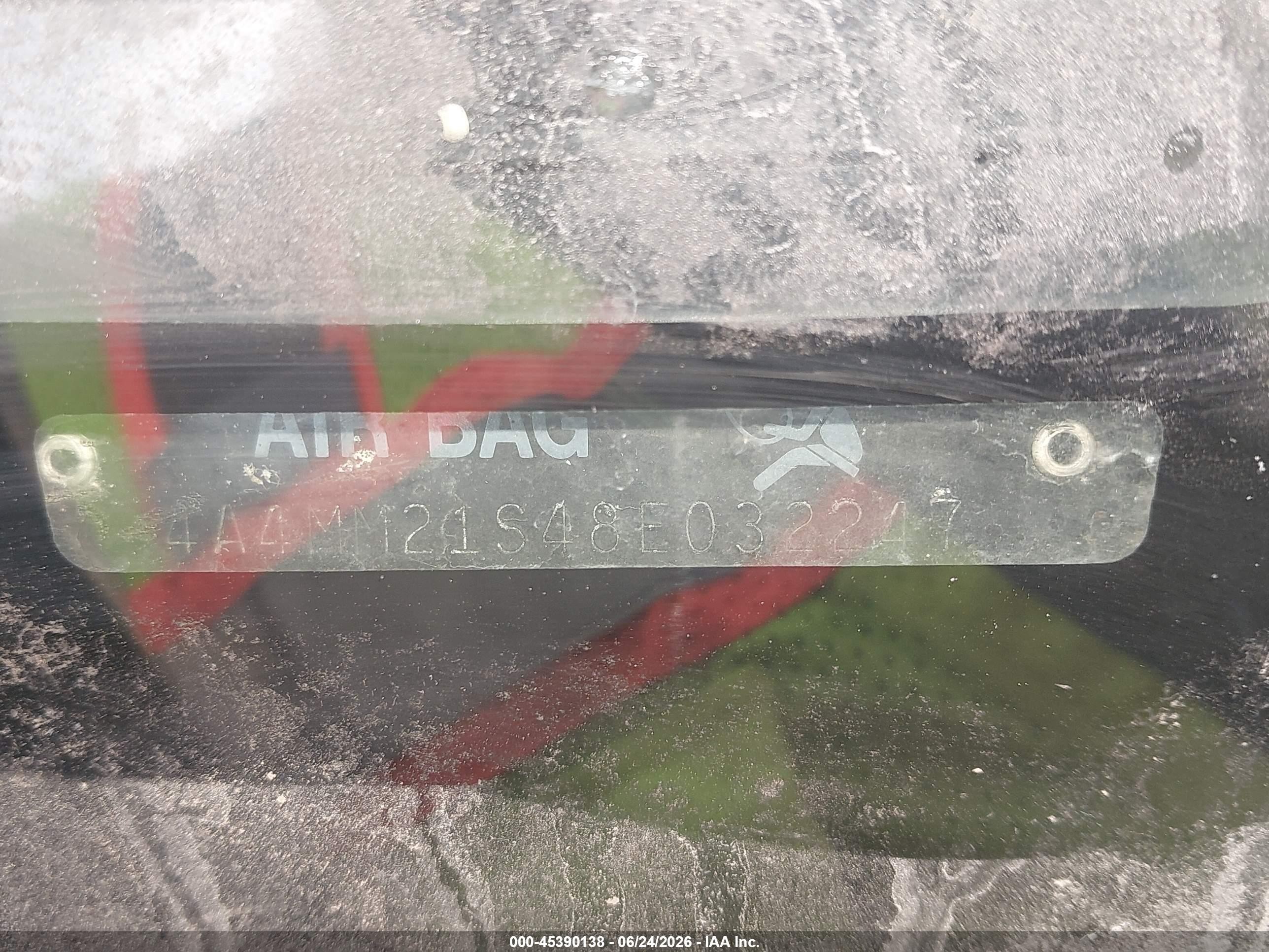2008 Mitsubishi Endeavor Ls Red vin: 4A4MM21S48E032247