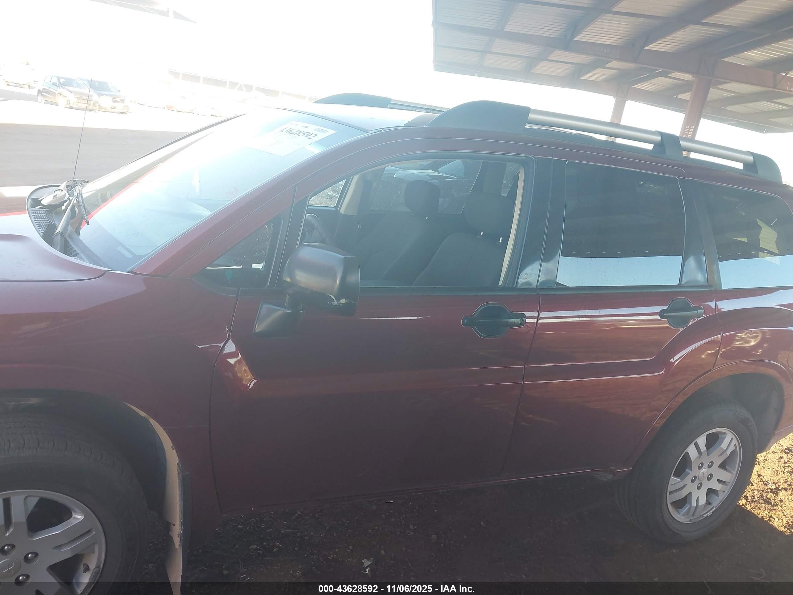 2007 Mitsubishi Endeavor Ls Red vin: 4A4MM21S57E079043