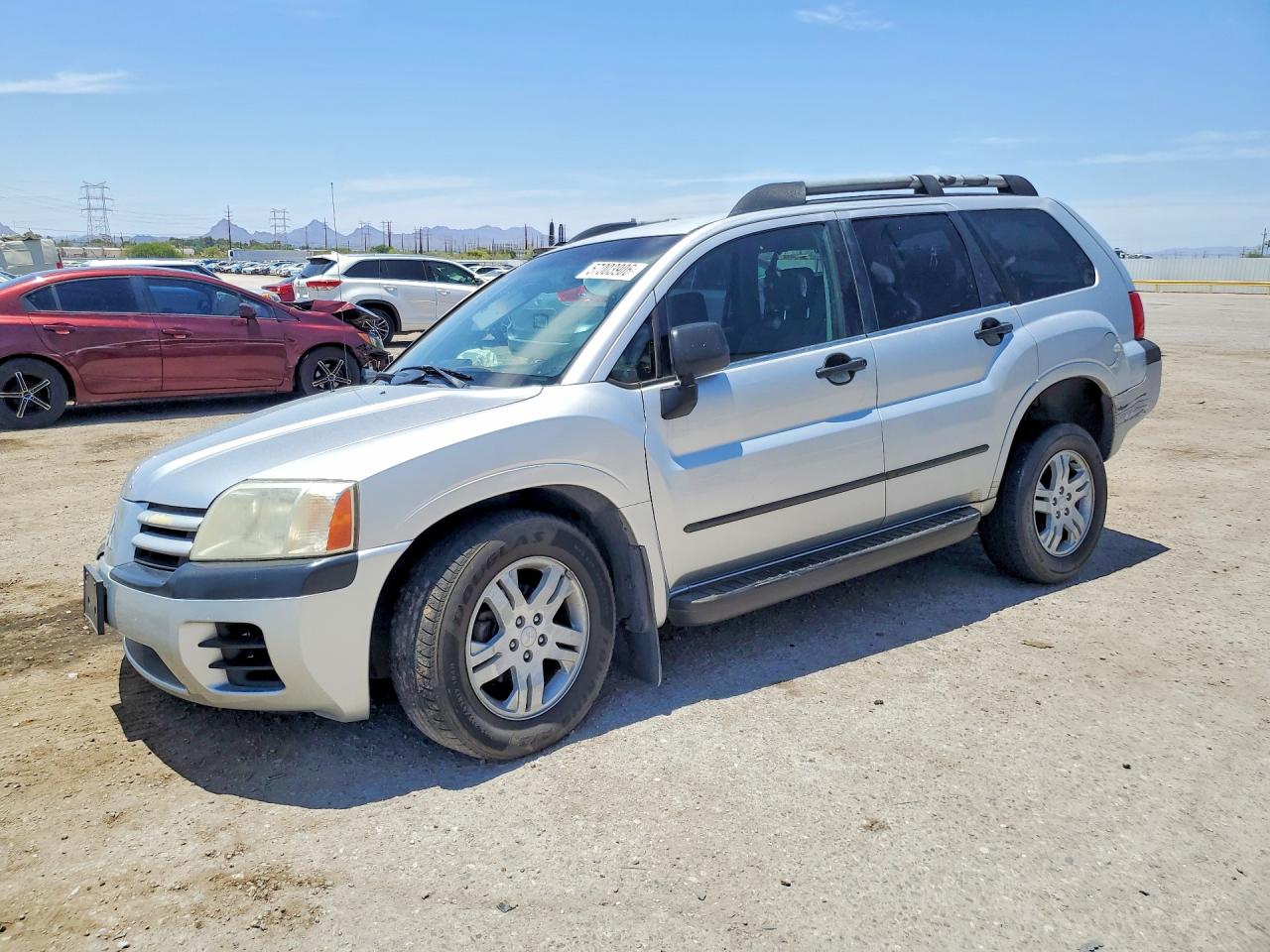 2004 Mitsubishi Endeavor Ls Silver vin: 4A4MM21S64E055233