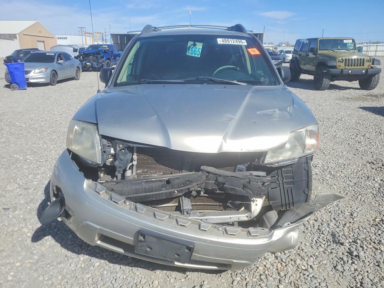 2007 Mitsubishi Endeavor Ls Beige vin: 4A4MM21S67E054815