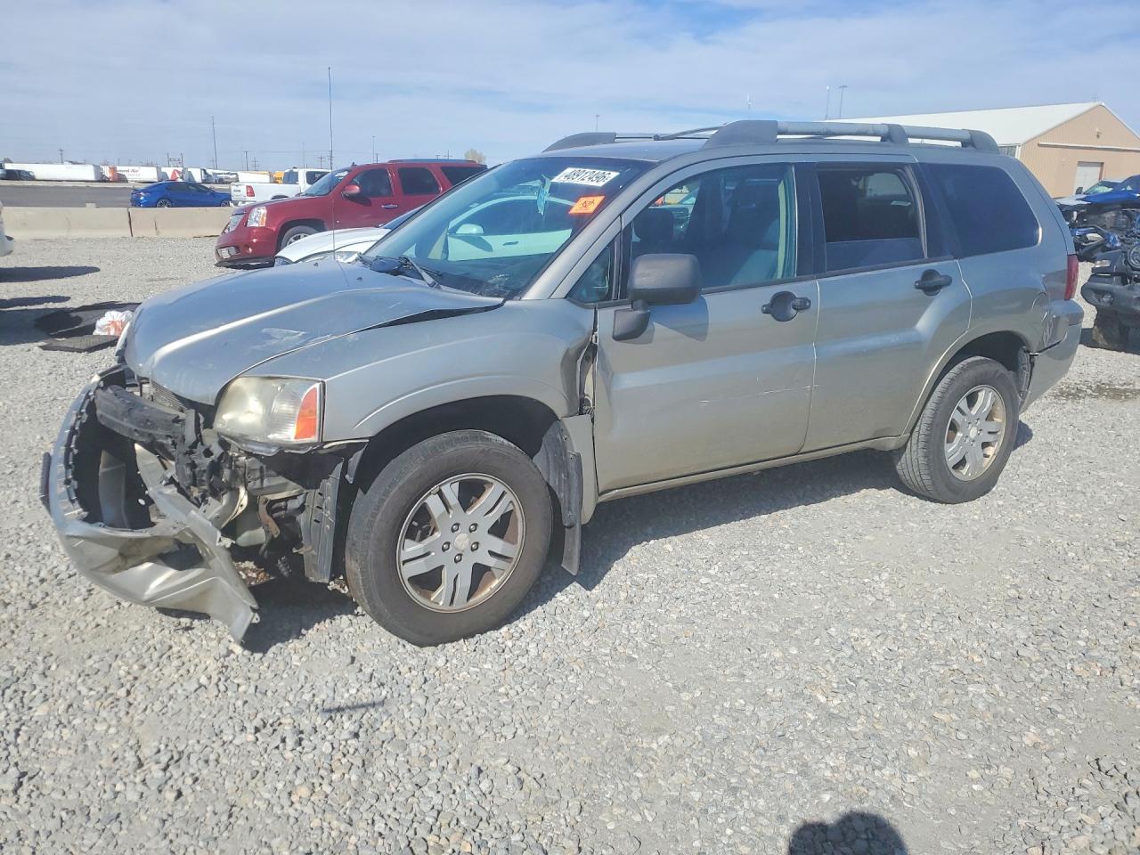 2007 Mitsubishi Endeavor Ls Бежевый vin: 4A4MM21S67E054815