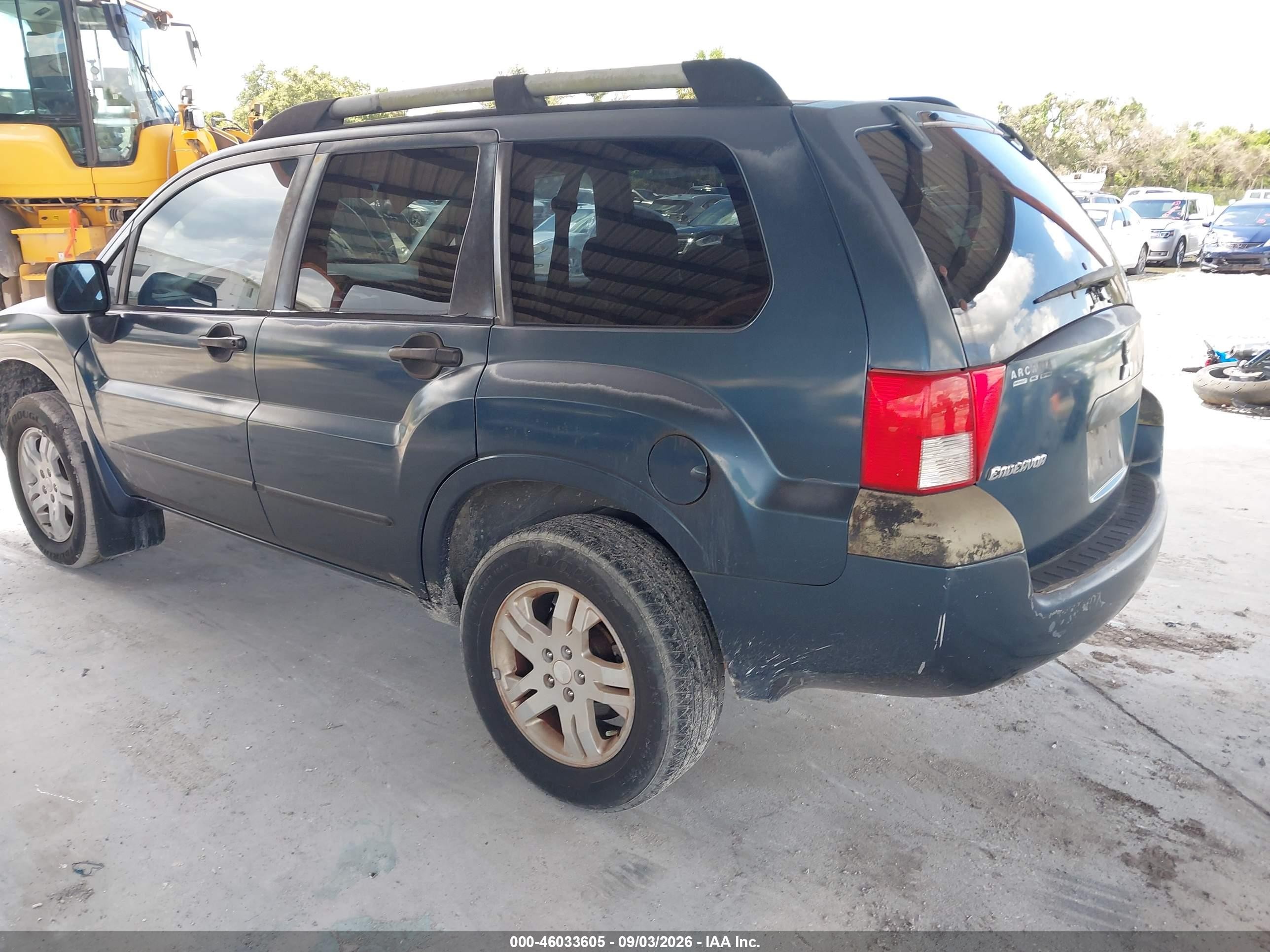 2004 Mitsubishi Endeavor Ls Blue vin: 4A4MM21S74E055290