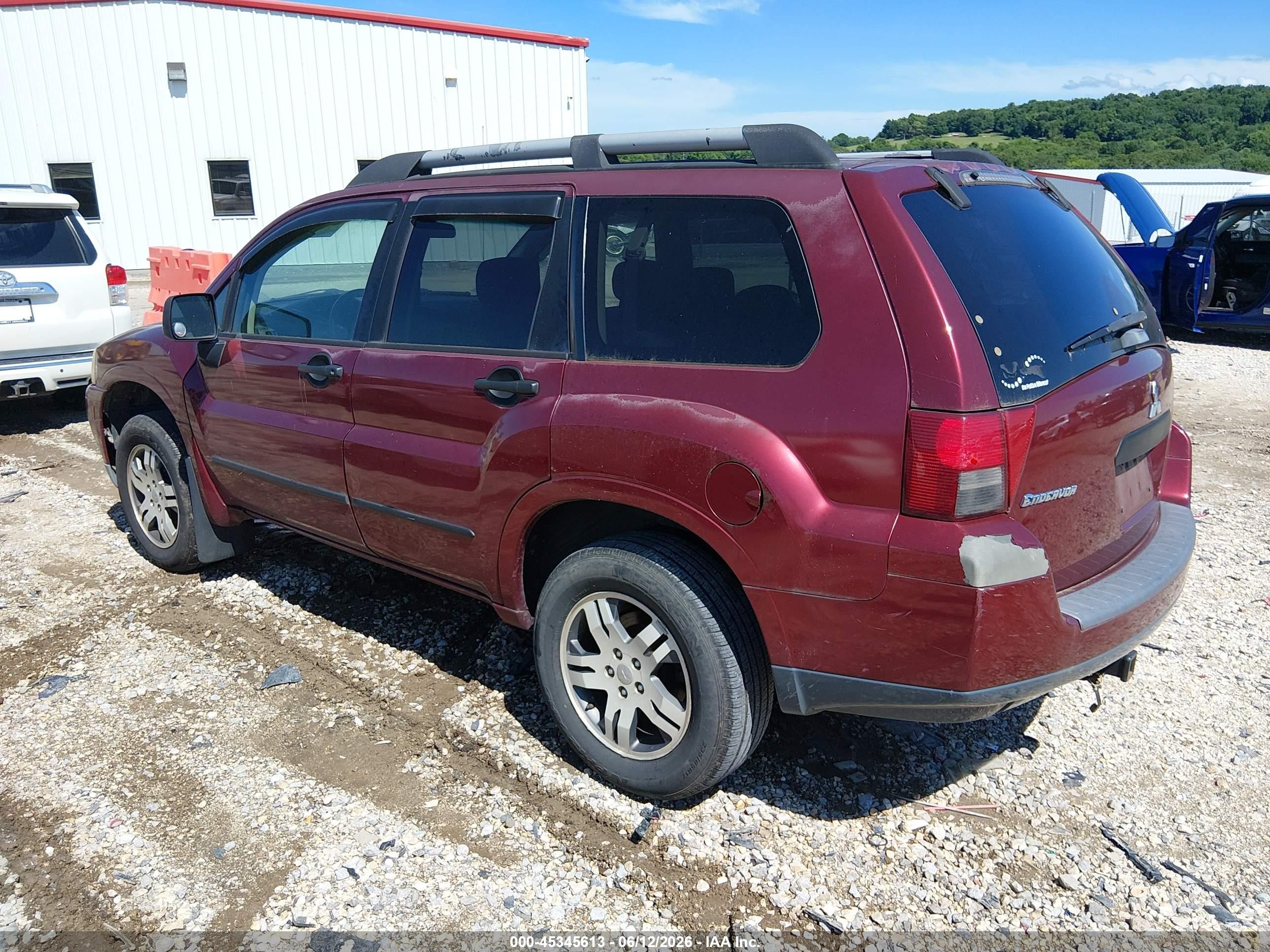 2006 Mitsubishi Endeavor Ls Бордовый vin: 4A4MM21S76E035043