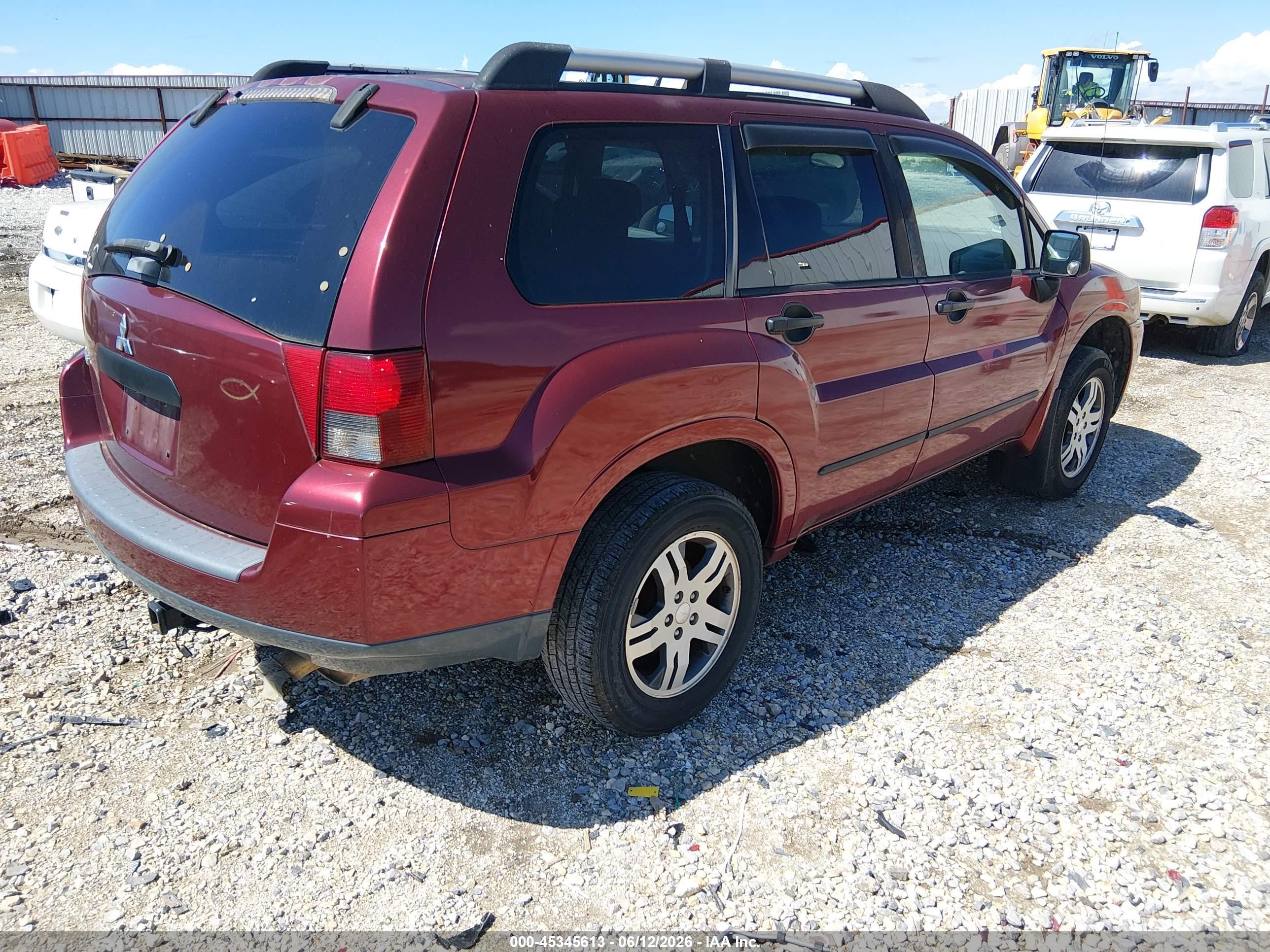 2006 Mitsubishi Endeavor Ls Бордовый vin: 4A4MM21S76E035043