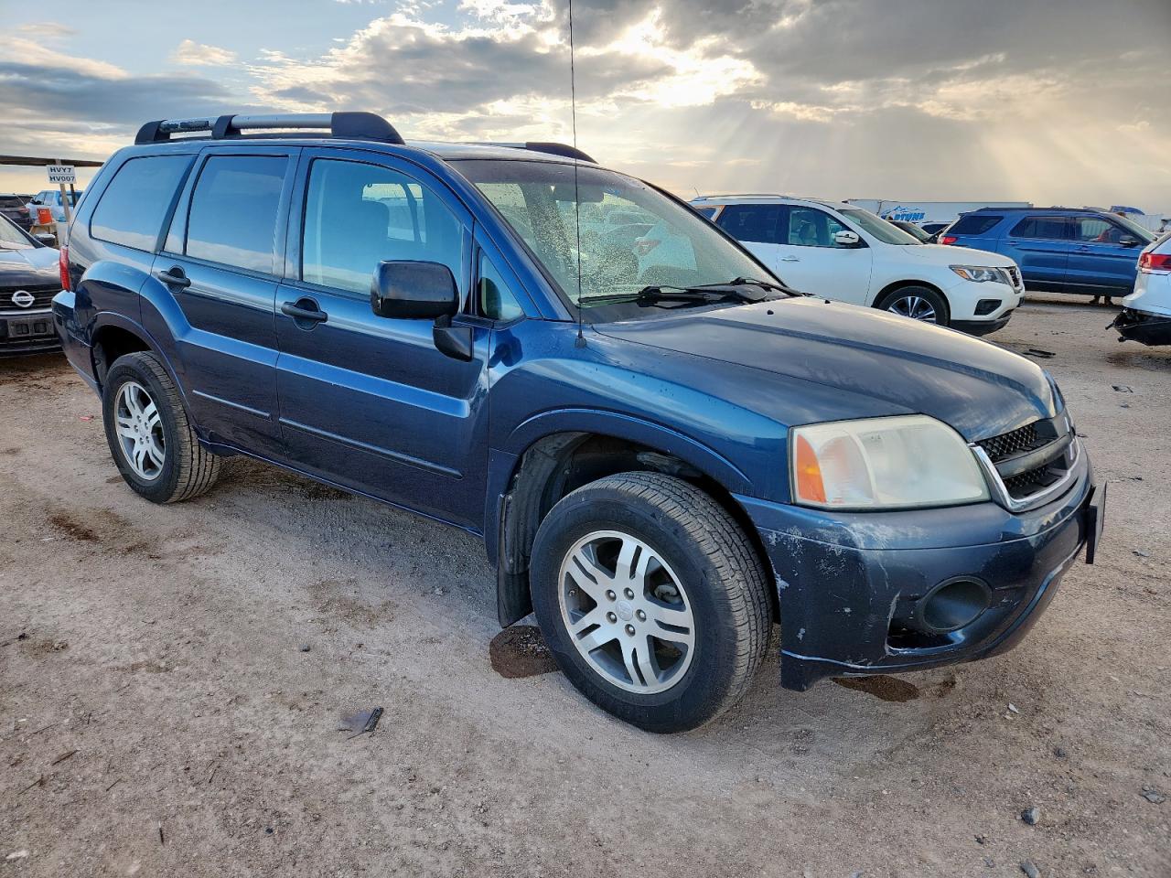 2006 Mitsubishi Endeavor Ls Blue vin: 4A4MM21S76E050464