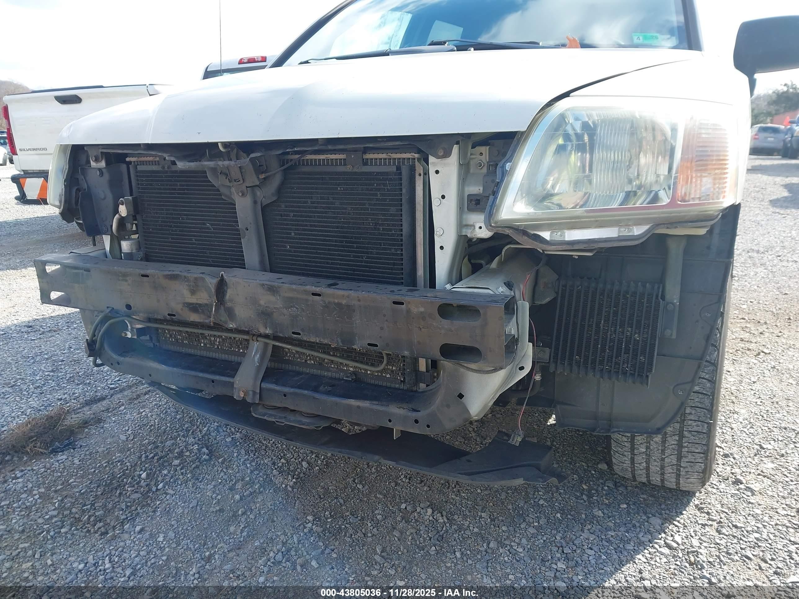 2004 Mitsubishi Endeavor Ls White vin: 4A4MM21S84E119613