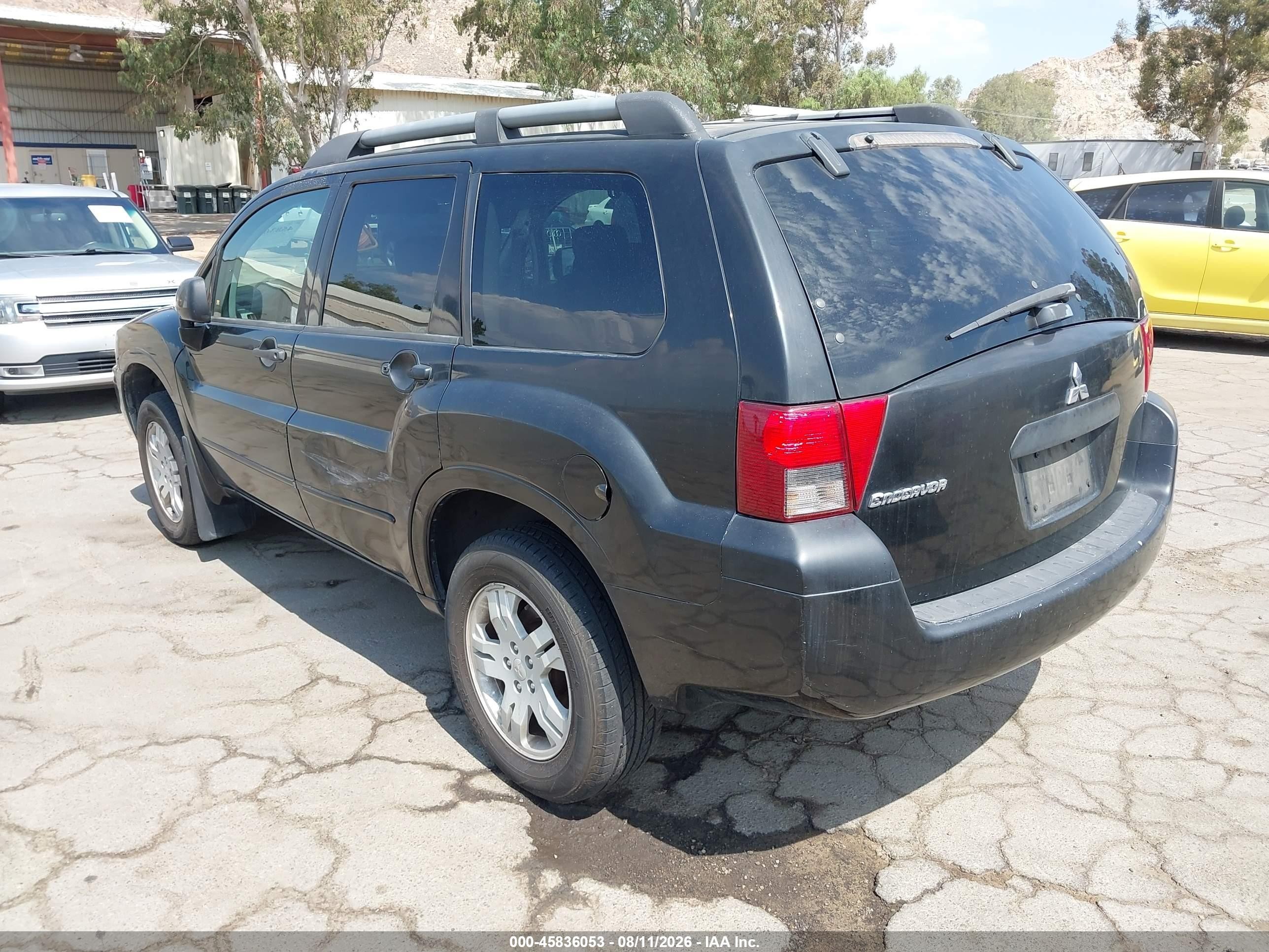 2005 Mitsubishi Endeavor Ls Black vin: 4A4MM21S85E074397