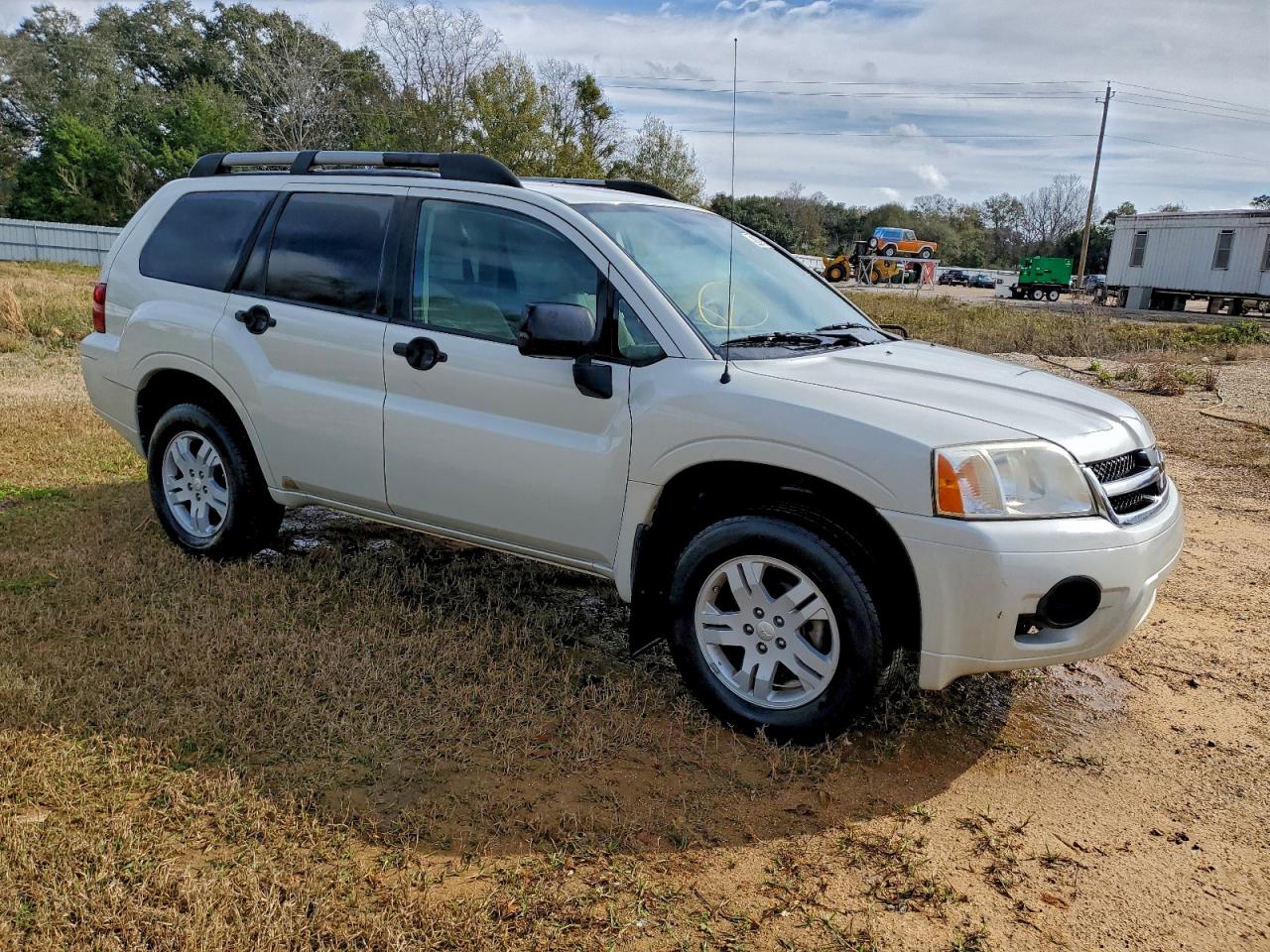2007 Mitsubishi Endeavor Ls White vin: 4A4MM21S87E033206