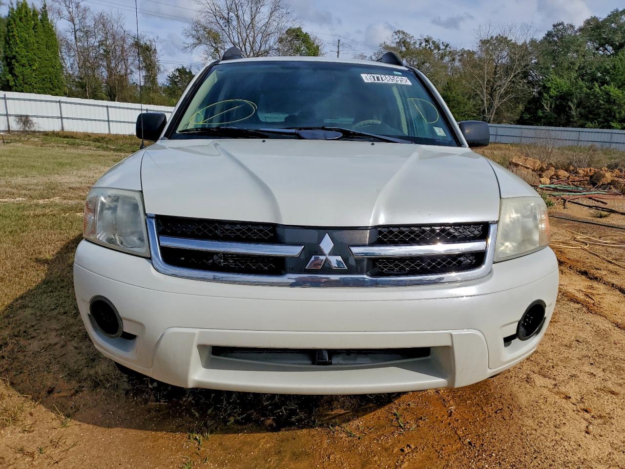 2007 Mitsubishi Endeavor Ls White vin: 4A4MM21S87E033206