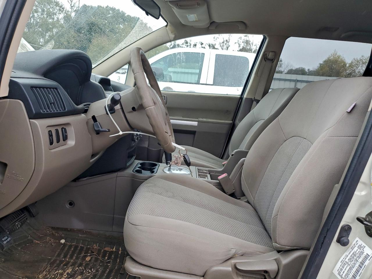 2007 Mitsubishi Endeavor Ls White vin: 4A4MM21S87E033206