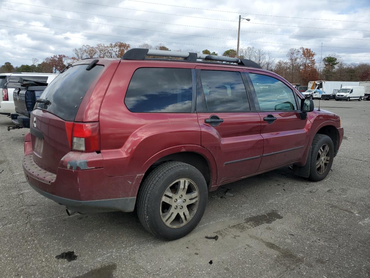 2006 Mitsubishi Endeavor Ls Бордовый vin: 4A4MM21S96E070246