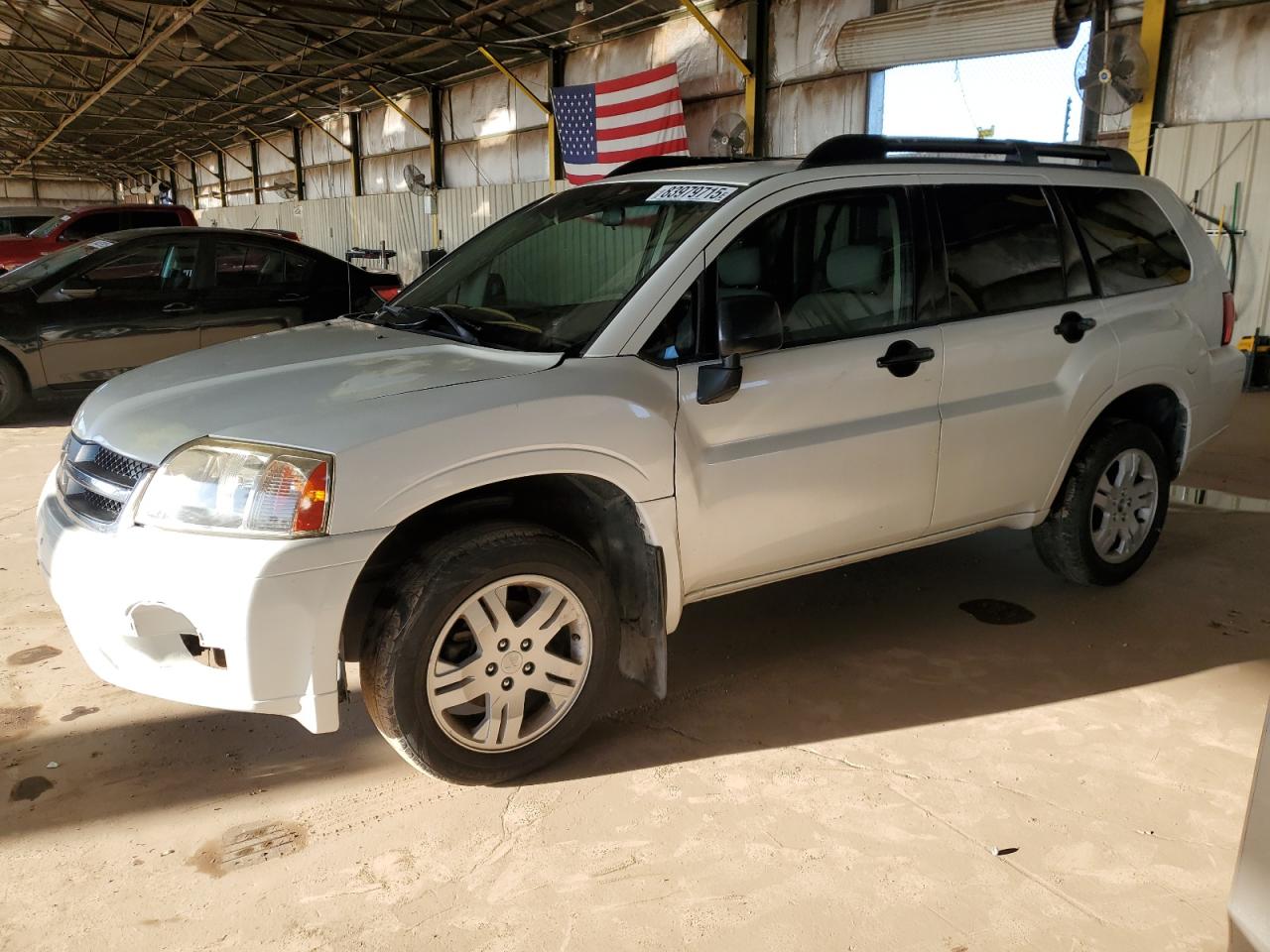2007 Mitsubishi Endeavor Ls Белый vin: 4A4MM21S97E060303