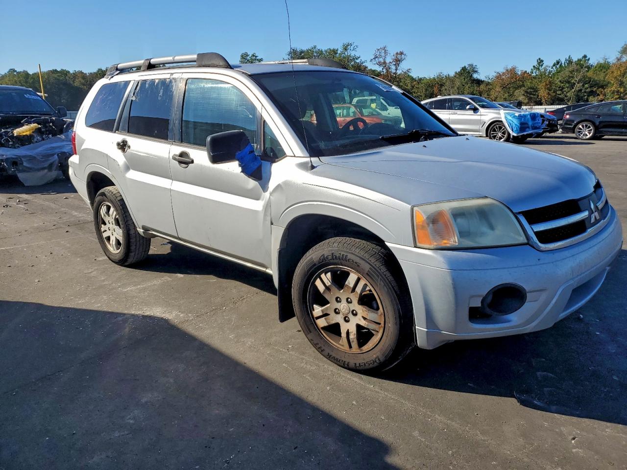 2007 Mitsubishi Endeavor Ls Silver vin: 4A4MM21S97E060656