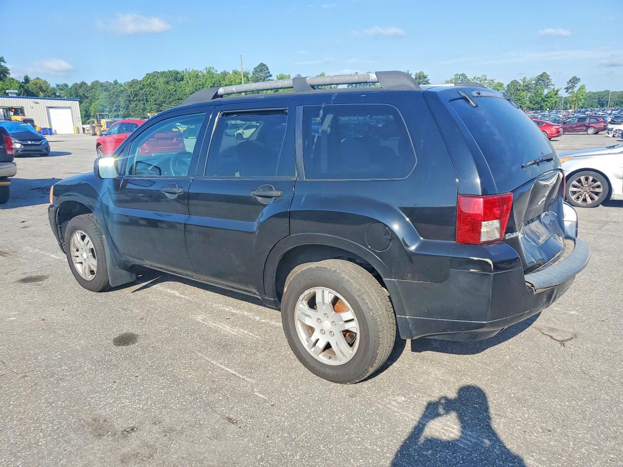 2007 Mitsubishi Endeavor Ls Black vin: 4A4MM21SX7E051982