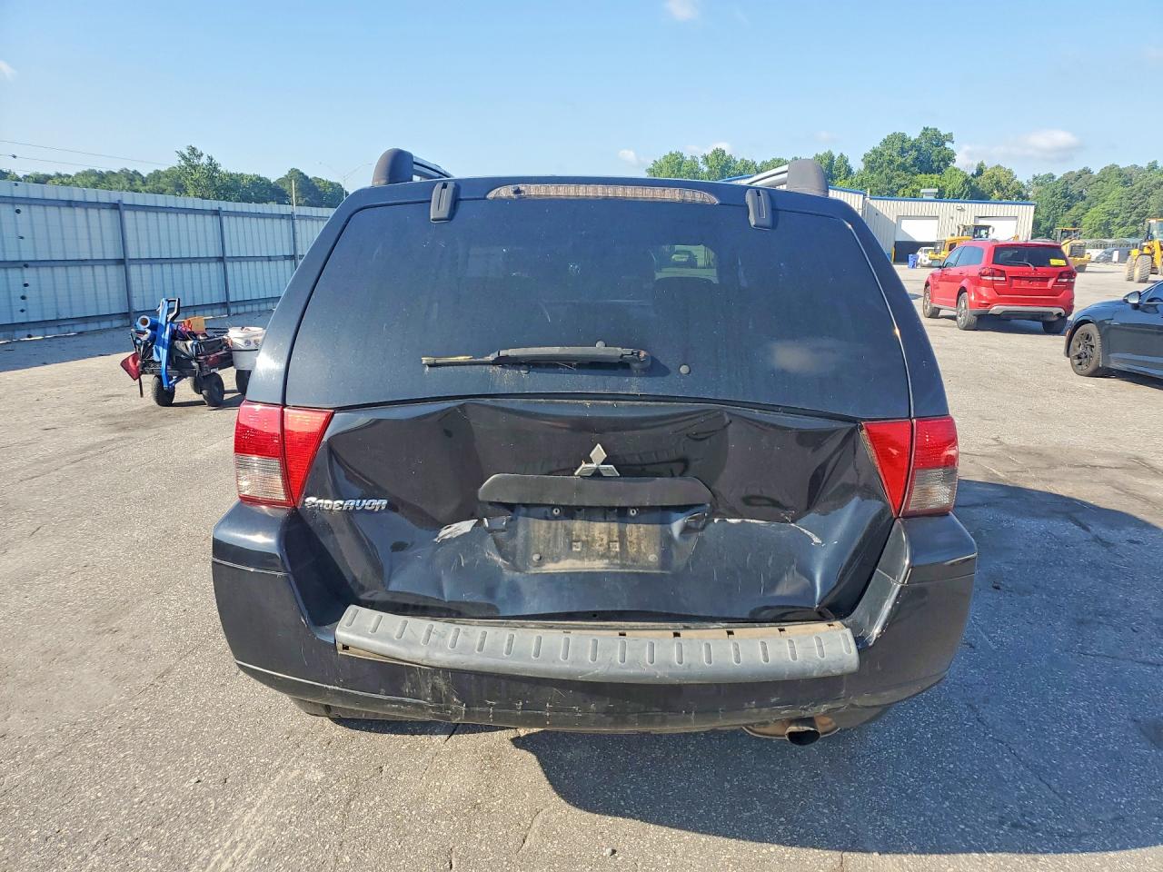 2007 Mitsubishi Endeavor Ls Black vin: 4A4MM21SX7E051982