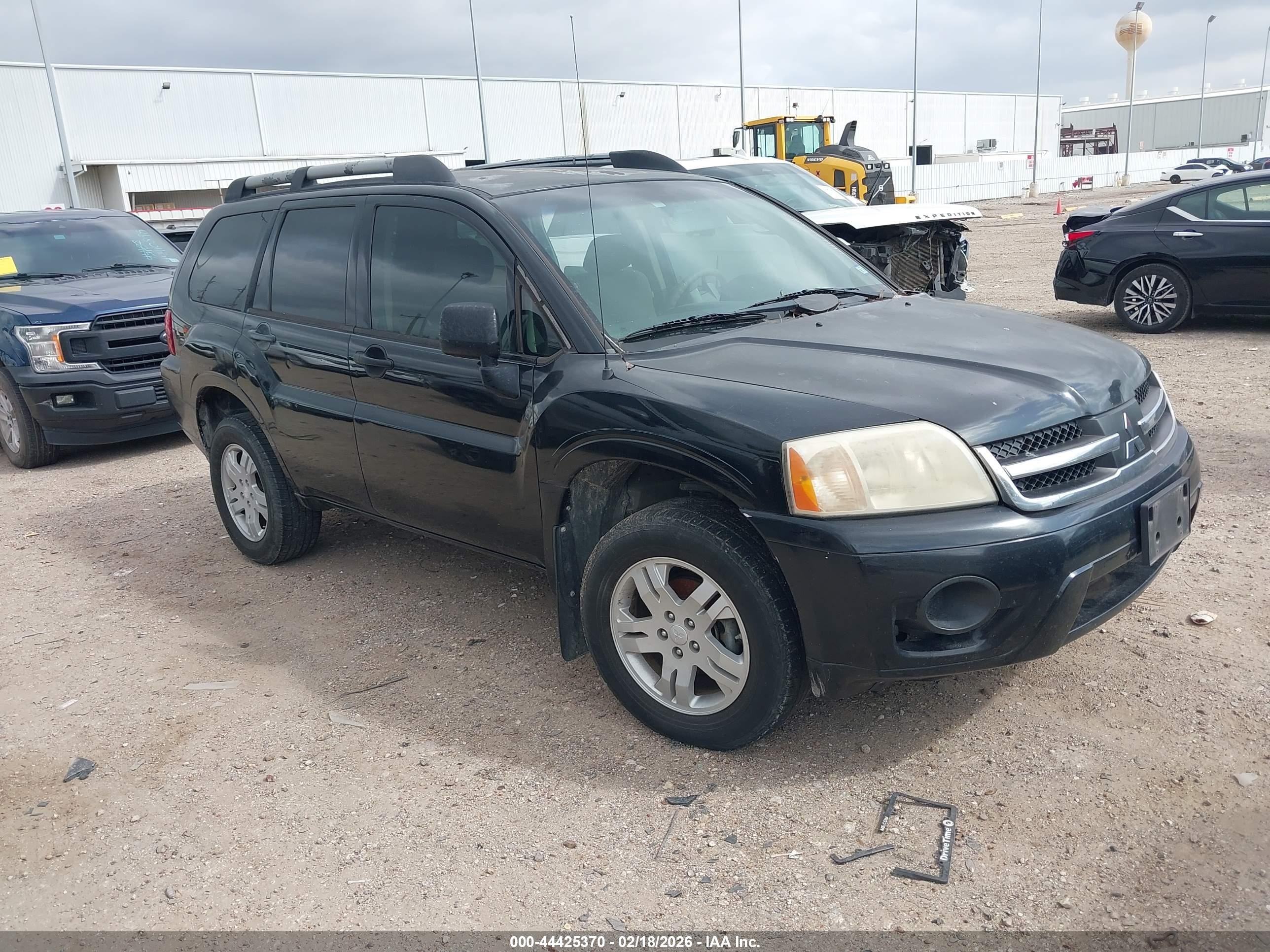 2007 Mitsubishi Endeavor Ls Black vin: 4A4MM21SX7E082021