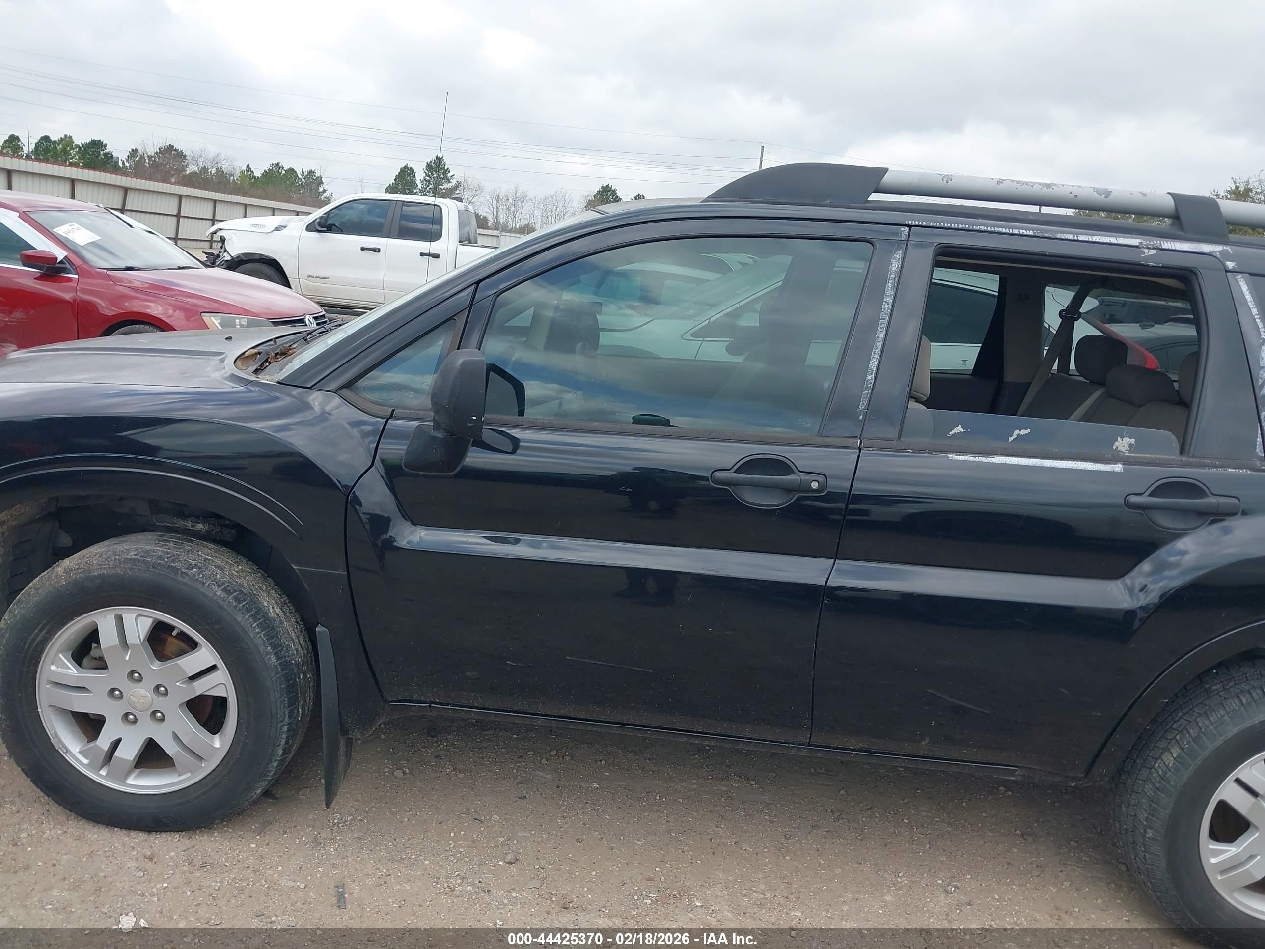 2007 Mitsubishi Endeavor Ls Black vin: 4A4MM21SX7E082021