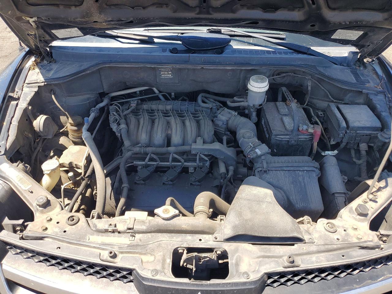 2008 Mitsubishi Endeavor Ls Black vin: 4A4MM21SX8E010284