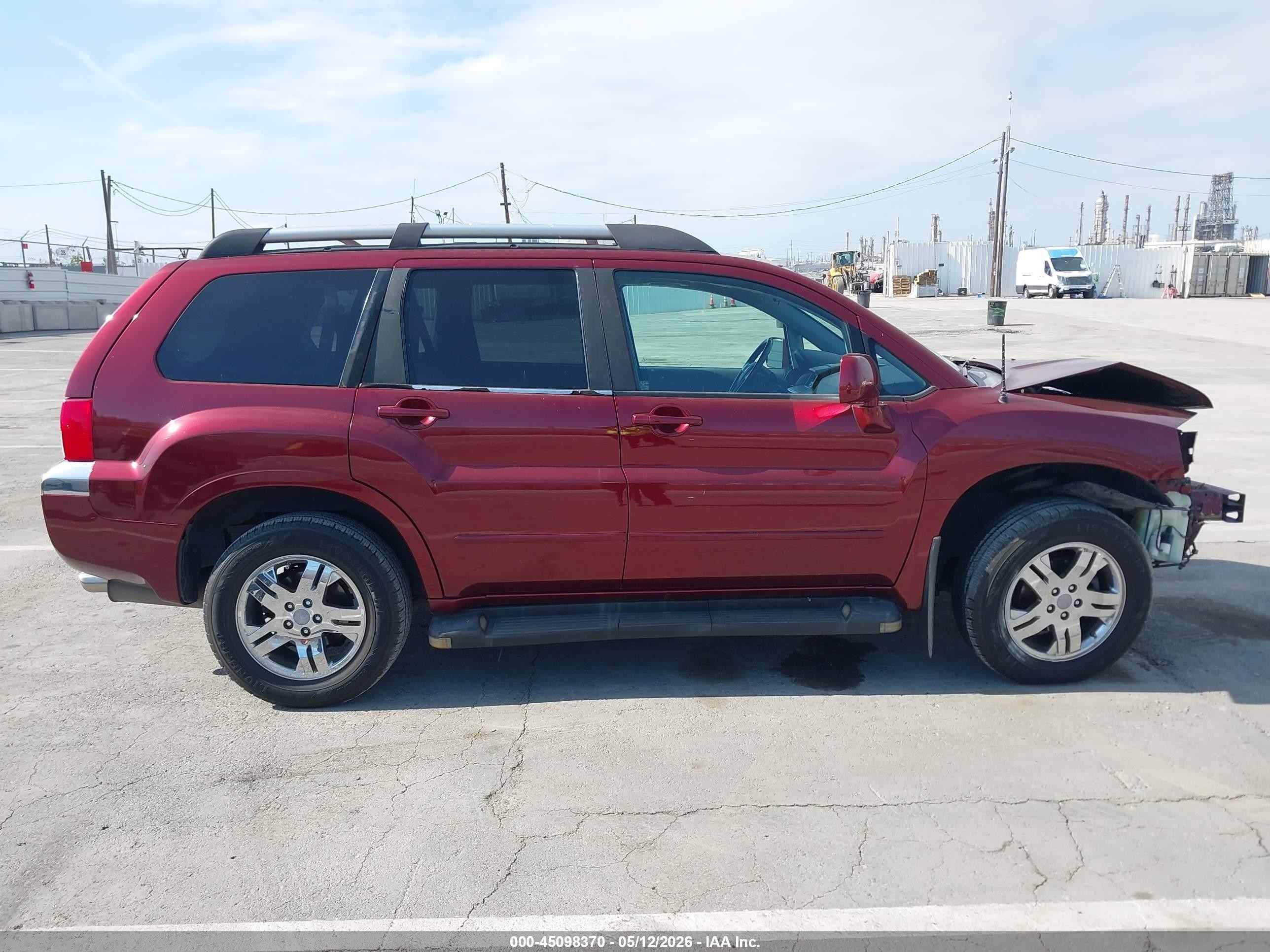 2005 Mitsubishi Endeavor Xls Burgundy vin: 4A4MM31S05E002017