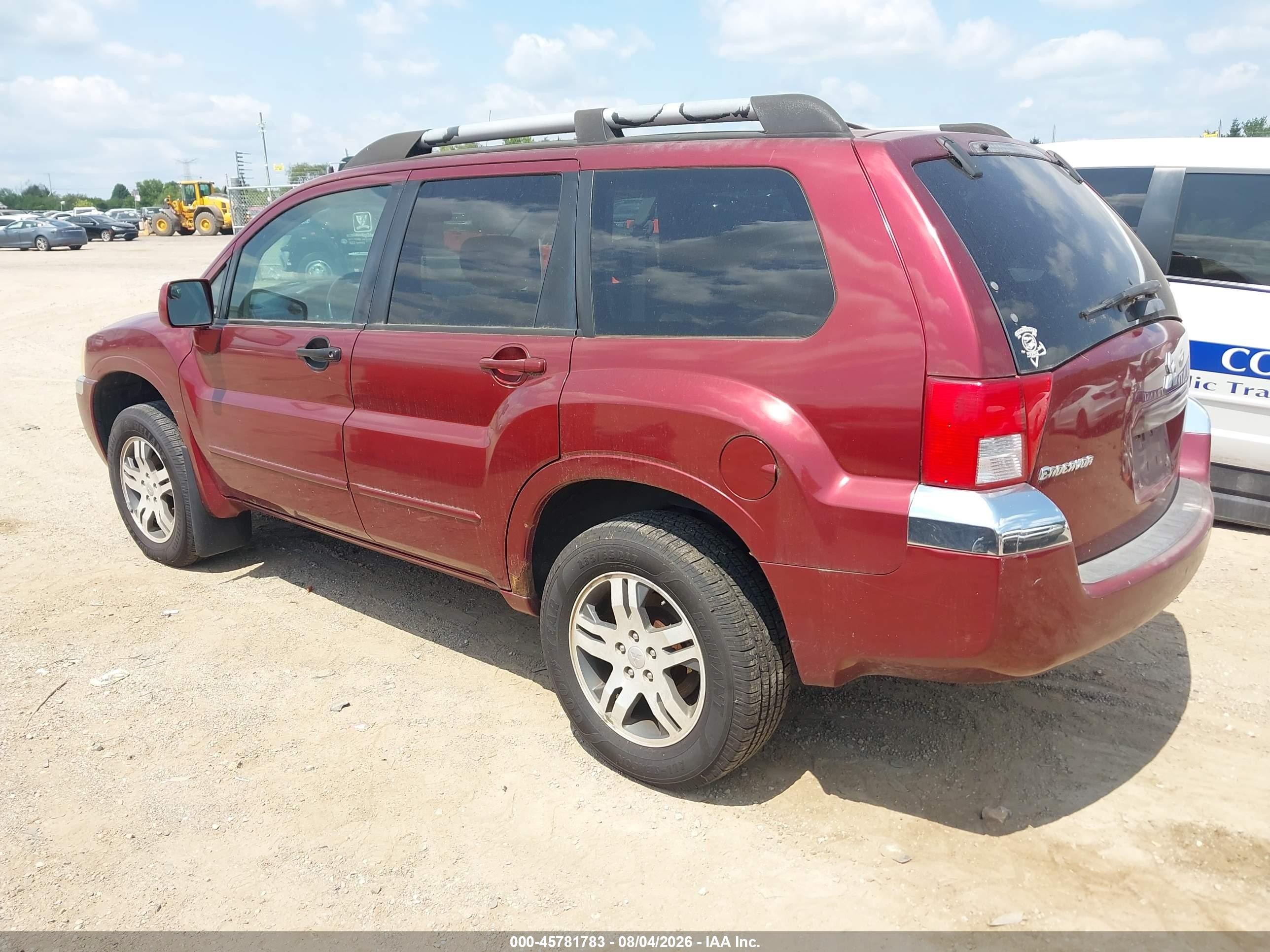 2004 Mitsubishi Endeavor Xls Red vin: 4A4MM31S24E012935