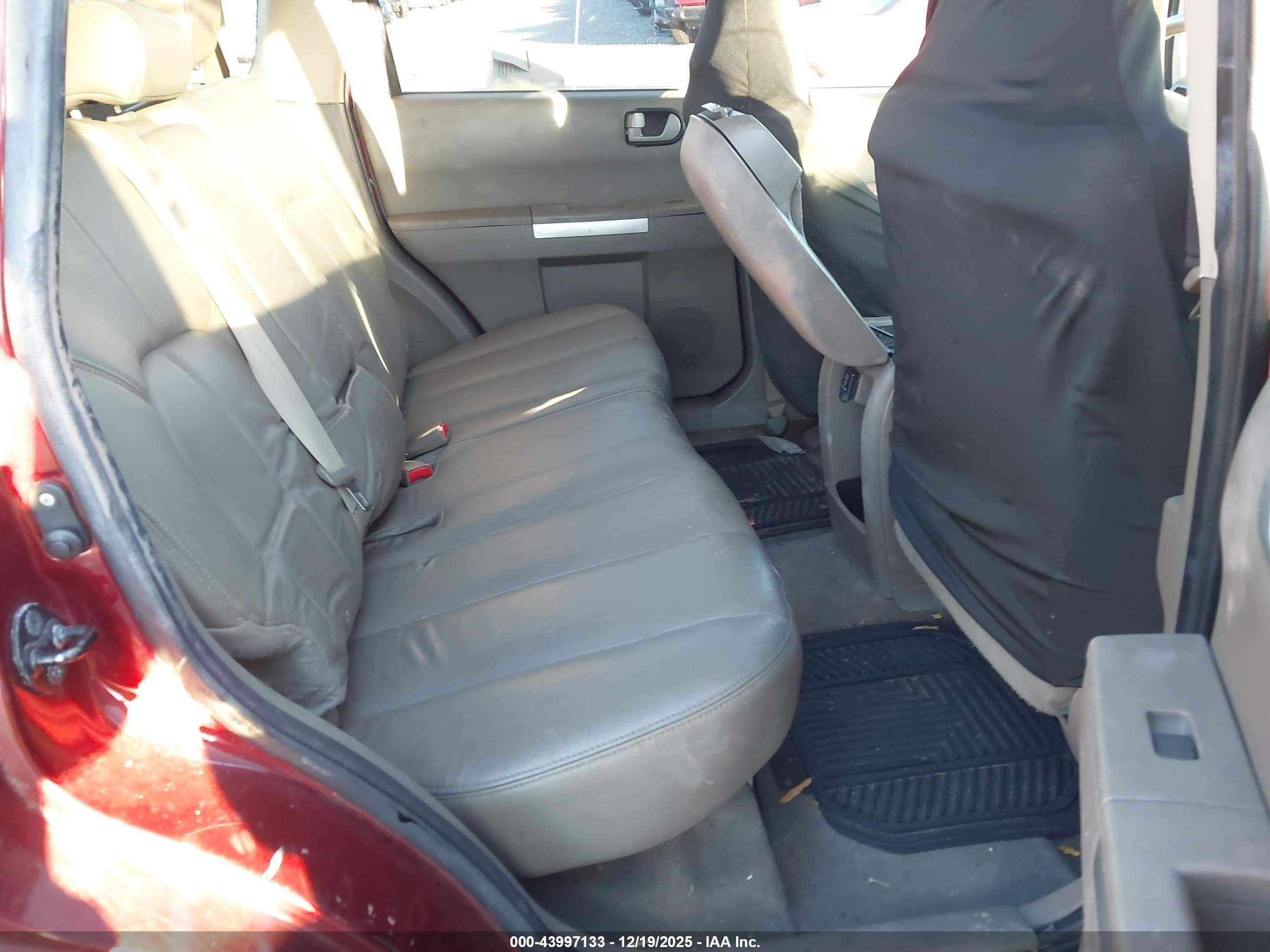 2007 Mitsubishi Endeavor Se Burgundy vin: 4A4MM31S27E077546