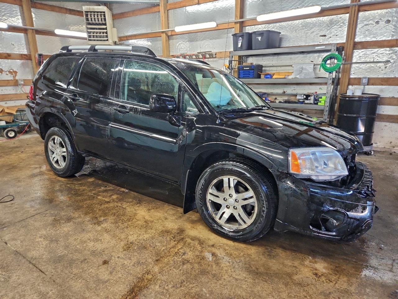2007 Mitsubishi Endeavor Se Черный vin: 4A4MM31S37E076776