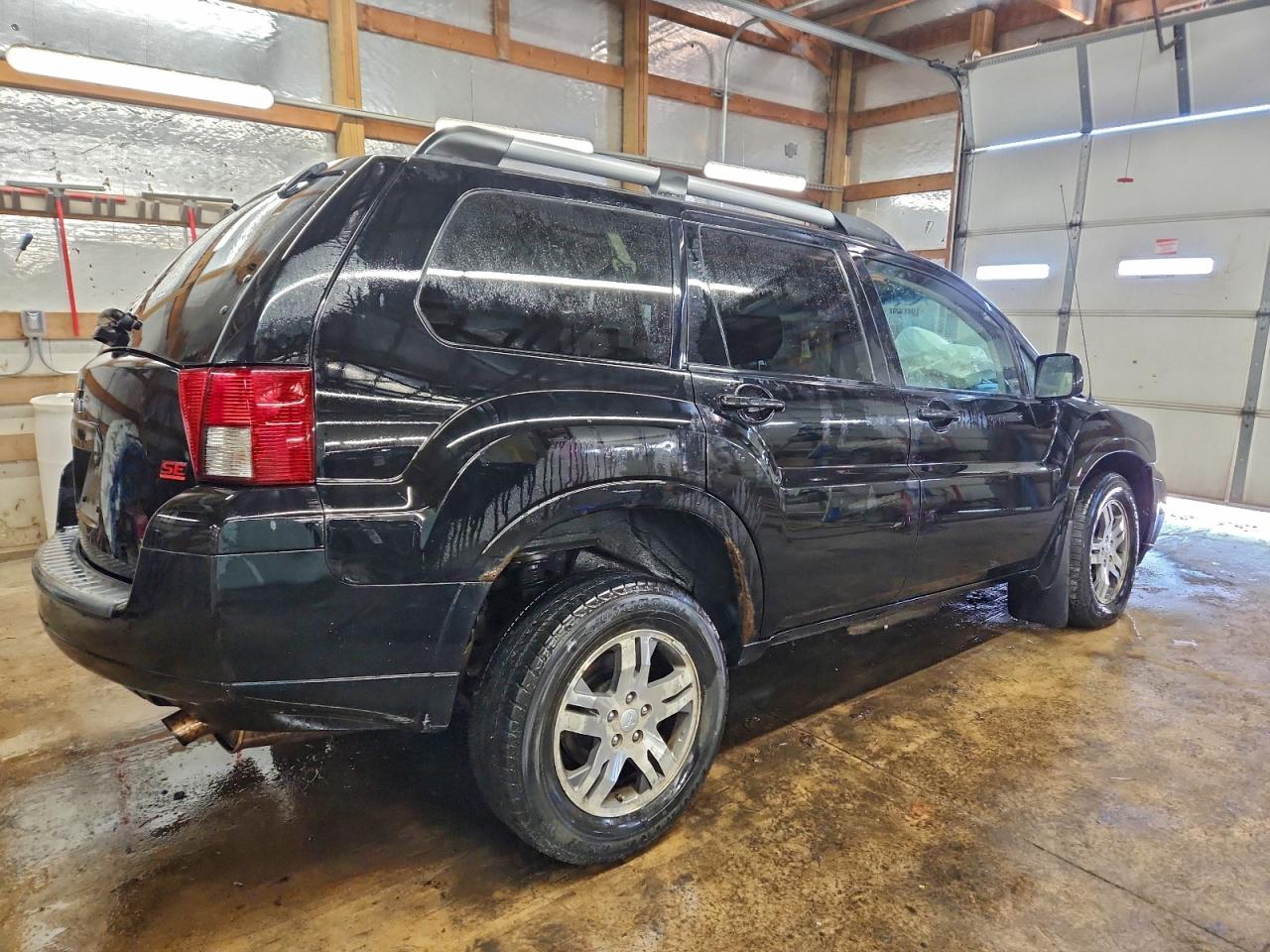 2007 Mitsubishi Endeavor Se Черный vin: 4A4MM31S37E076776