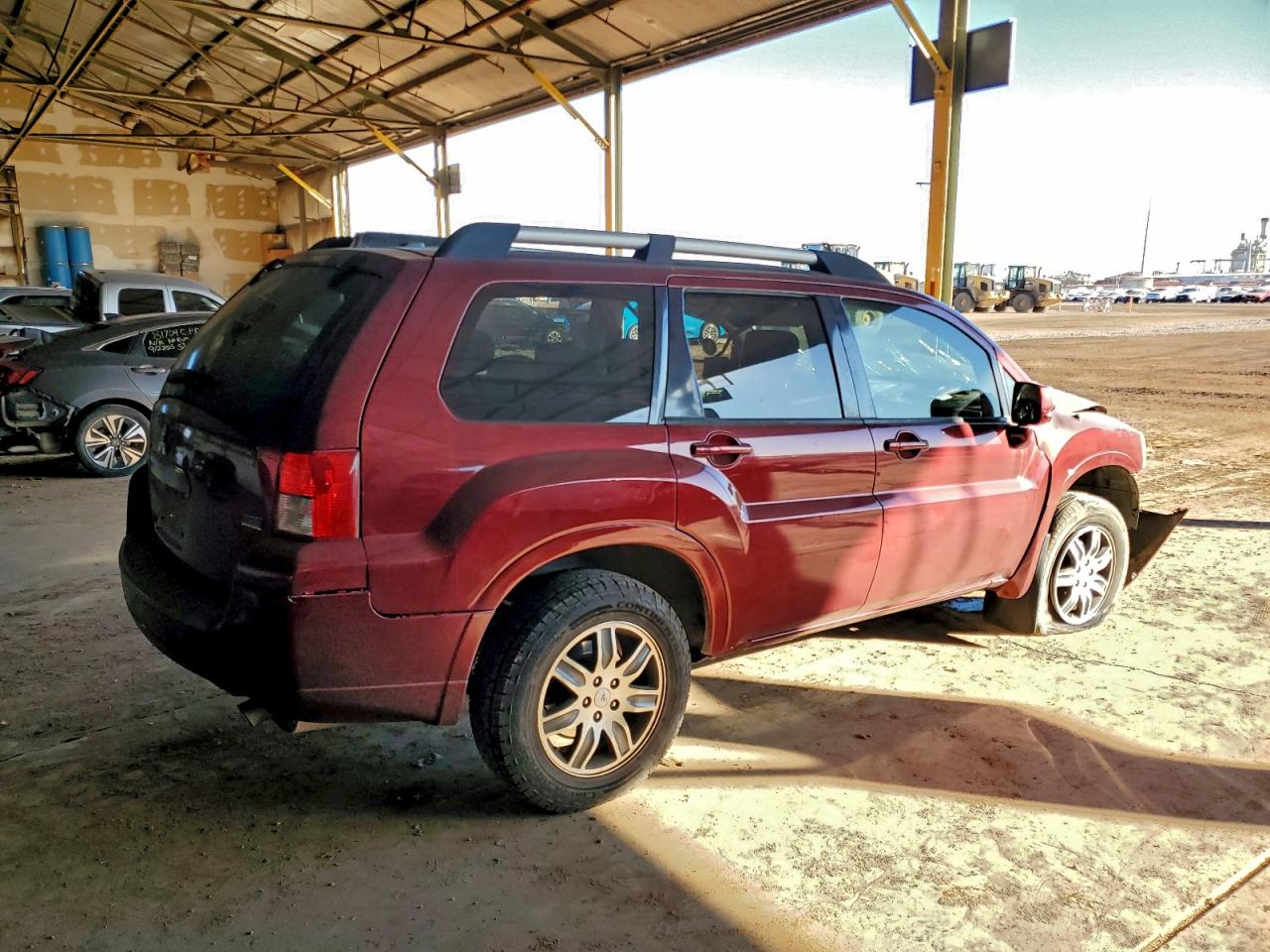 2007 Mitsubishi Endeavor Se Burgundy vin: 4A4MM31S57E053726