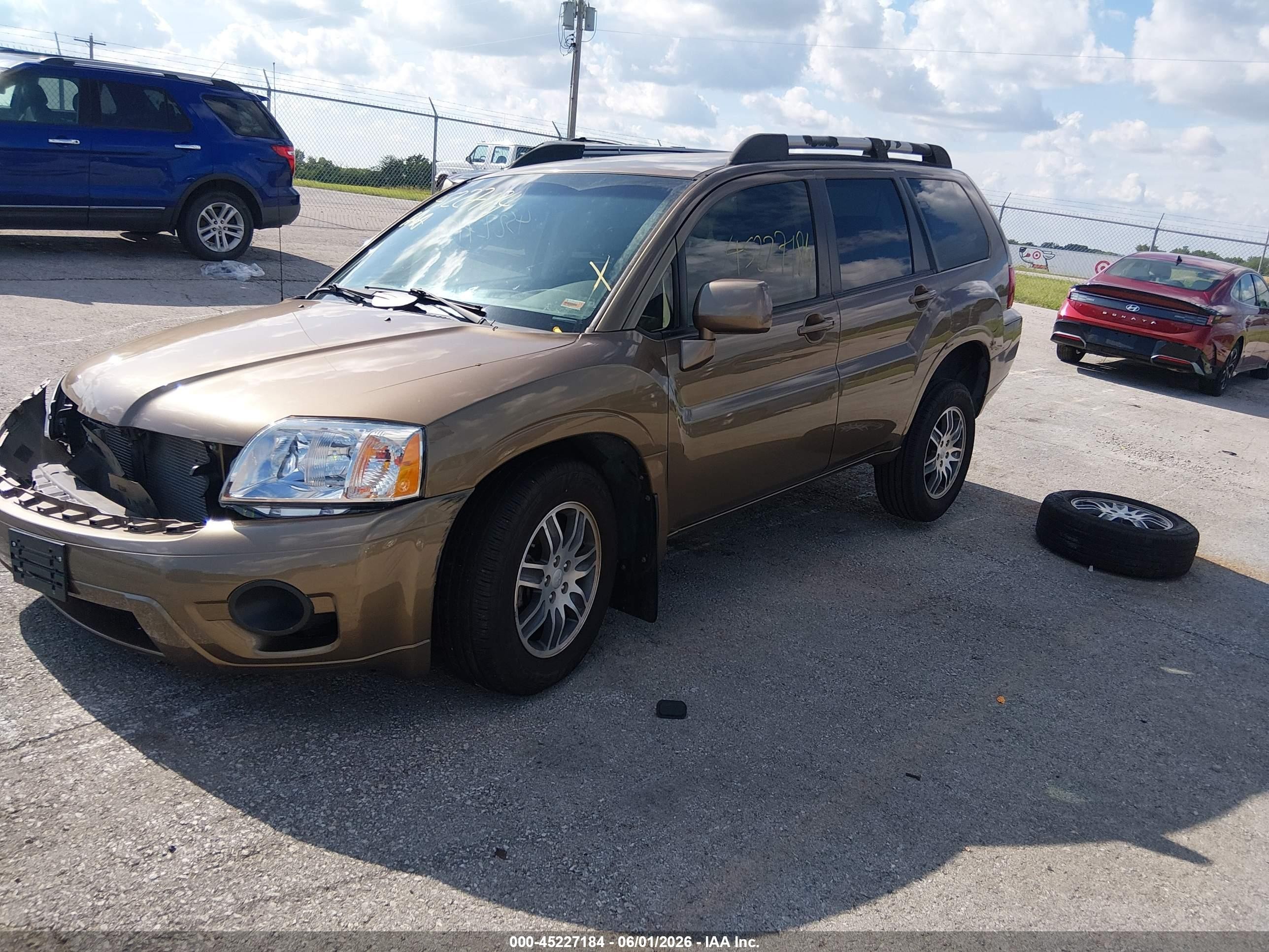 2008 Mitsubishi Endeavor Se Beige vin: 4A4MM31S58E042243